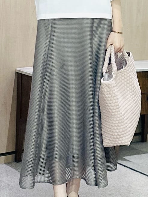 Miwaさんの「UNTITLED｜【洗える/清涼感】袖スリットニットプルオーバー」を使ったコーディネート