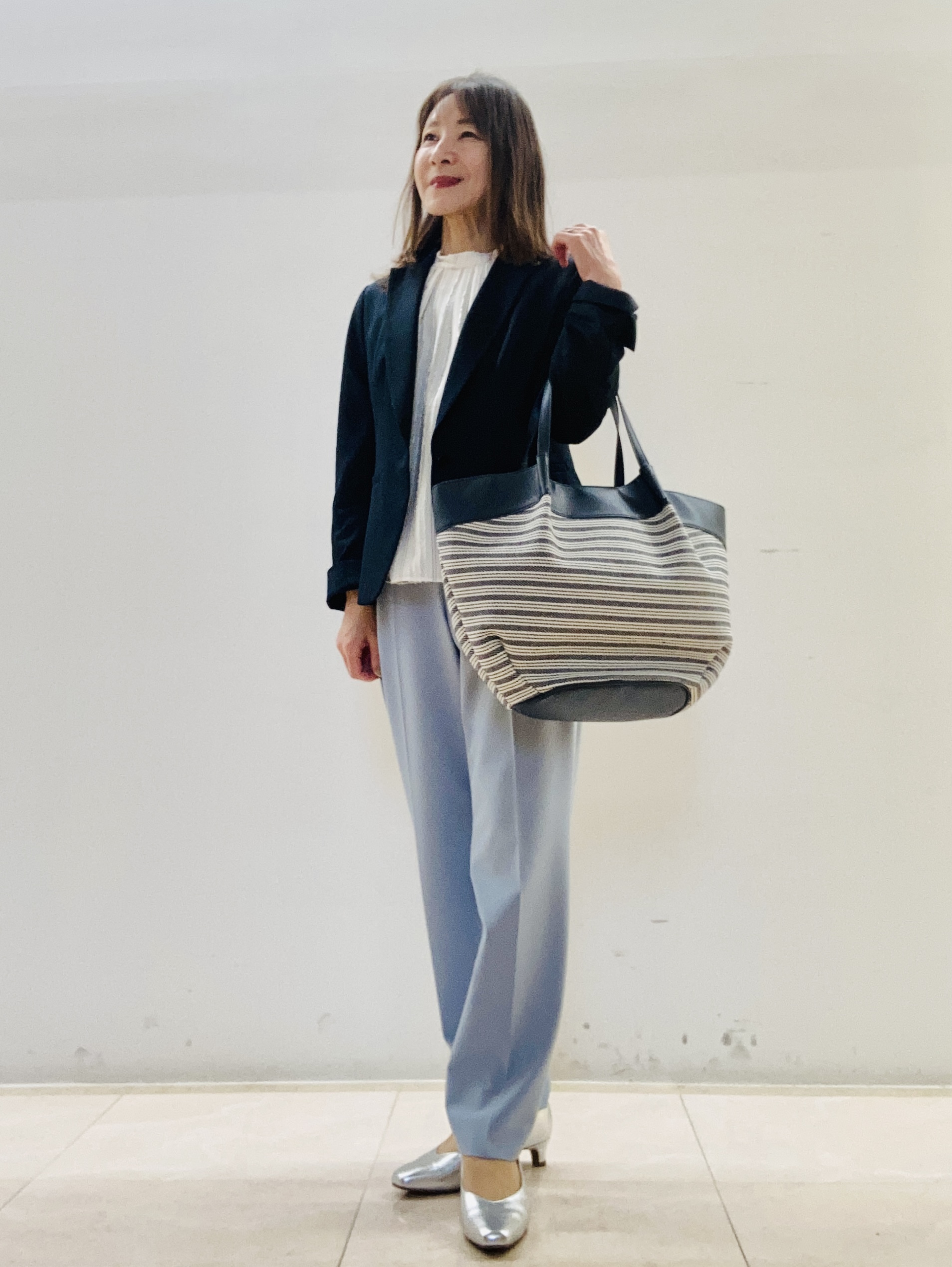 kurodaさんの「Reflect｜【SS-4Lサイズ／UVカット／接触冷感】匠ジャケット／ベーシックテーラード」を使ったコーディネート