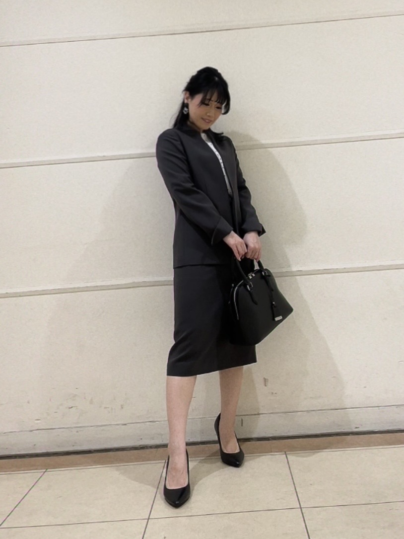 watanabeさんの「UNTITLED｜【セットアップ可/UV/接触冷感】エアリーノーカラージャケット」を使ったコーディネート