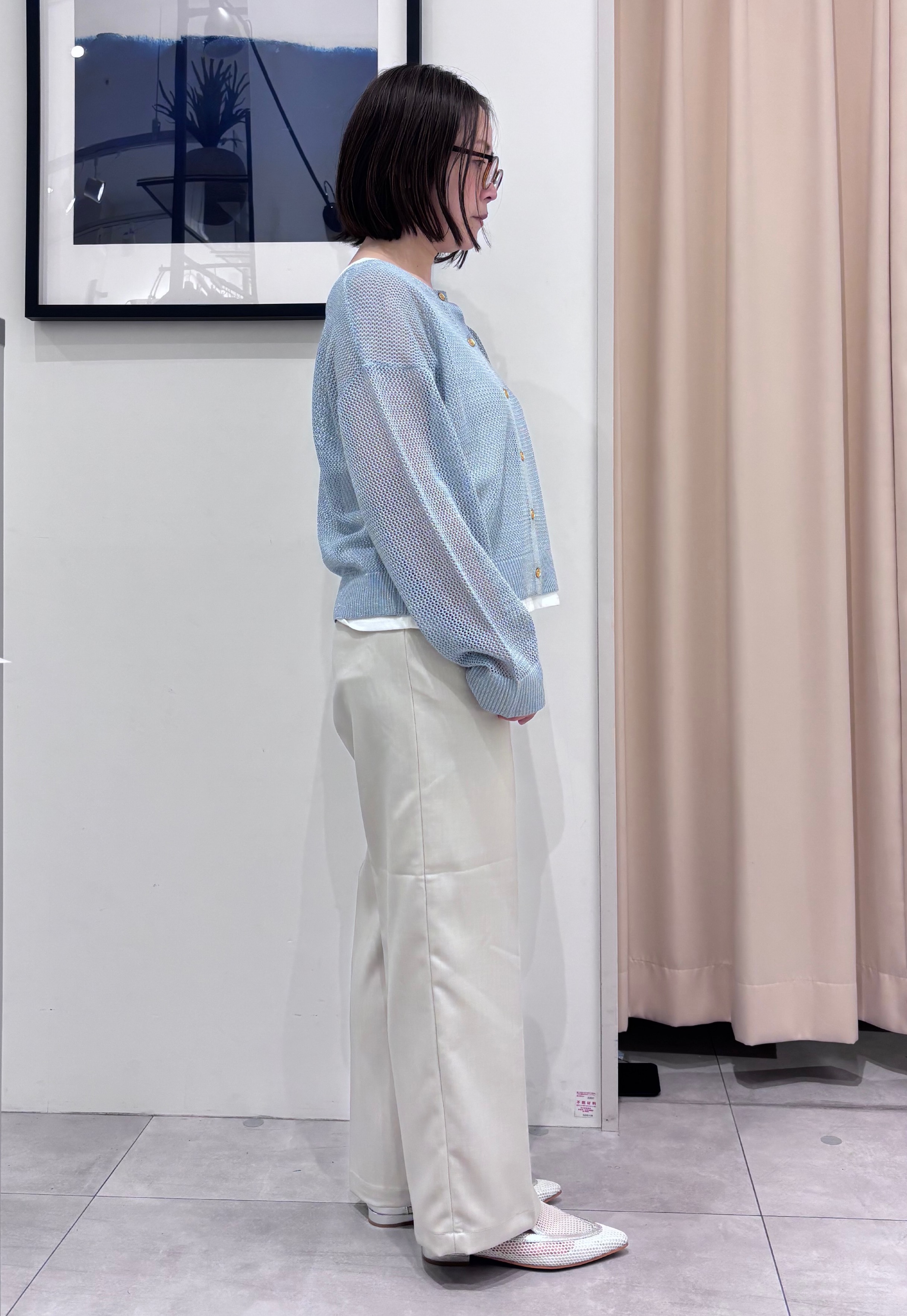 SAKUさんの「THE SHOP TK｜【2点セット】前後2wayラメメッシュタンクセット」を使ったコーディネート