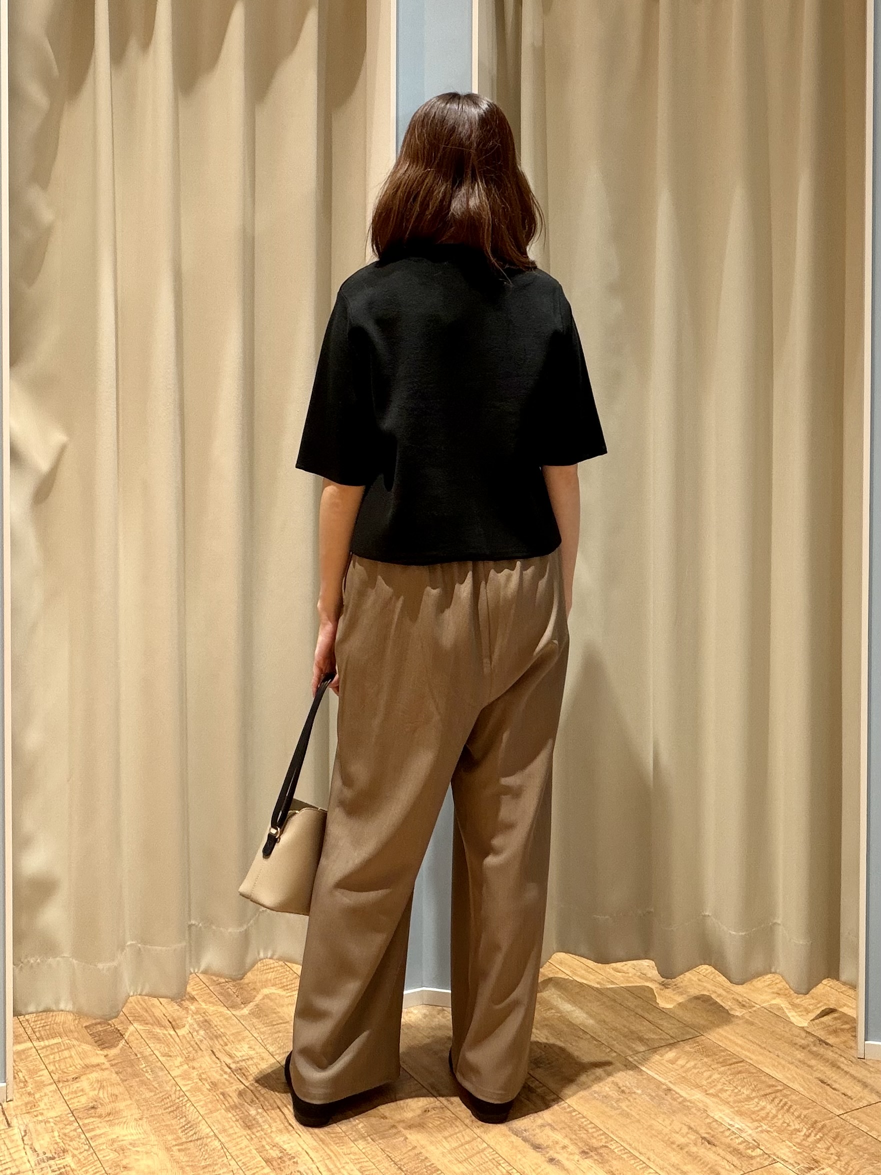ｔｅｎｃｈｏさんの「SHOO･LA･RUE｜【S-LL/洗濯機可】金ボタン5分袖カーディガン」を使ったコーディネート