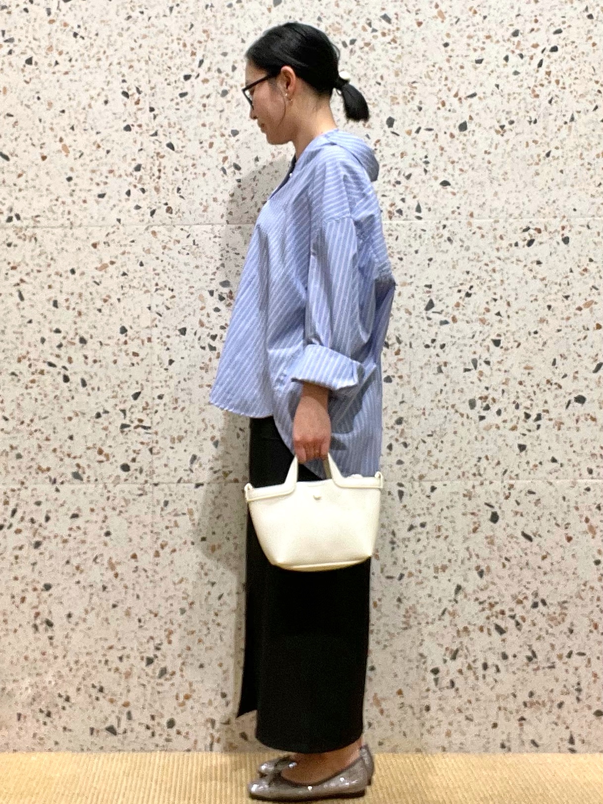 シゲリさんの「OPAQUE.CLIP｜バックシャンスキッパーシャツ【洗濯機OK】」を使ったコーディネート