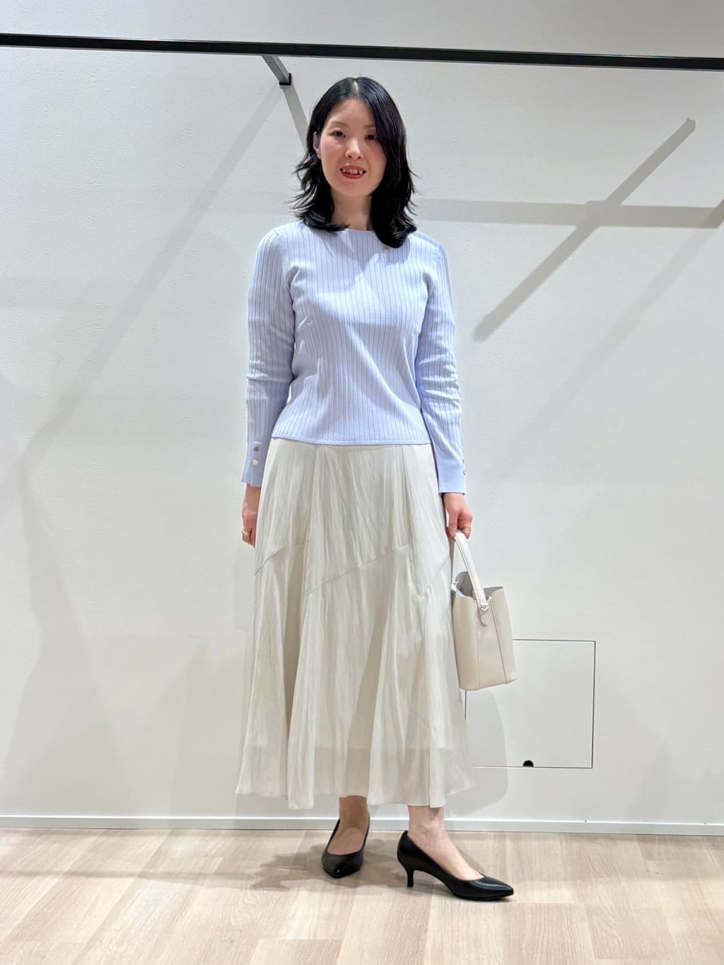 yさんの「UNTITLED｜【アンサンブル可/洗える】ワイドリブニット」を使ったコーディネート