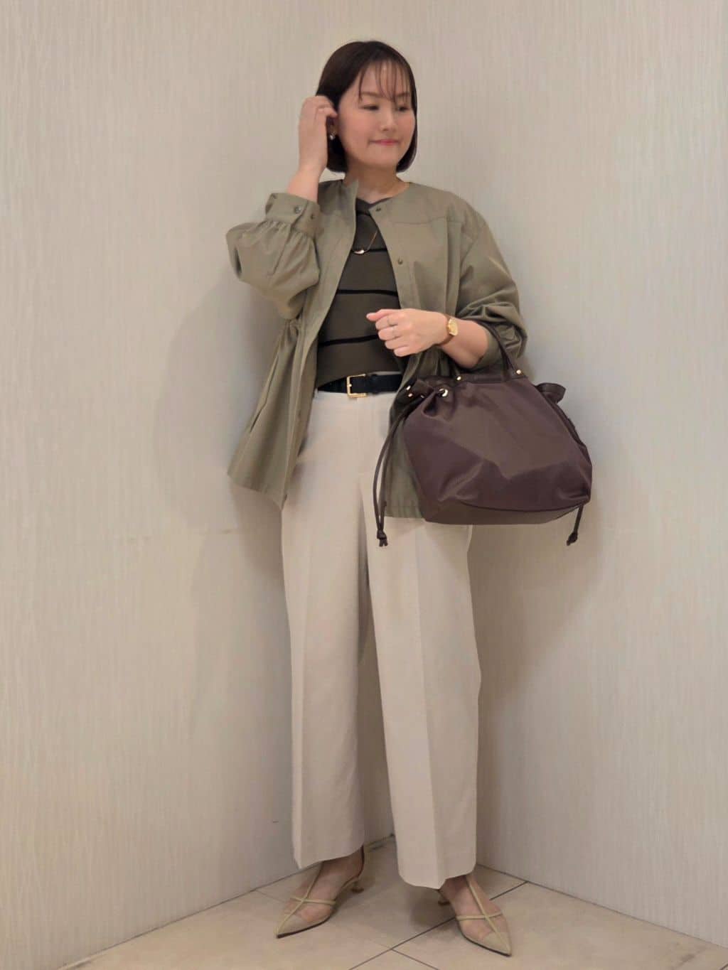 naokoさんの「UNTITLED｜【はっ水】ライトコットンミリタリーコート」を使ったコーディネート