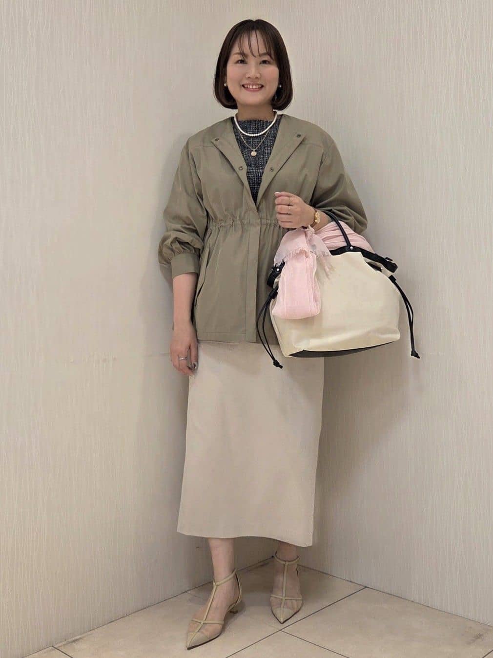 naokoさんの「UNTITLED｜【はっ水】ライトコットンミリタリーコート」を使ったコーディネート