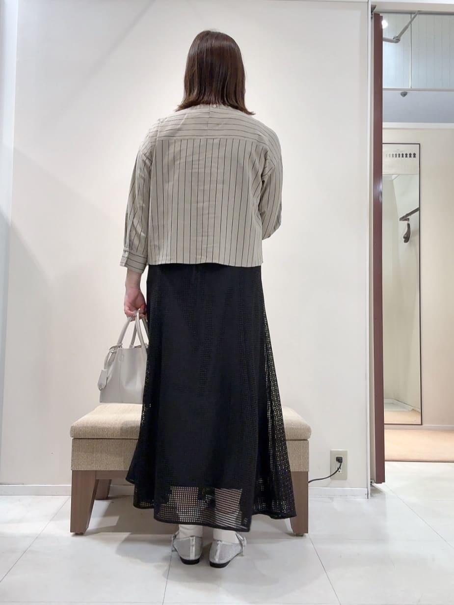 YUIさんの「UNTITLED｜【洗える/ストレッチ性】ダブルブレストジャケット」を使ったコーディネート