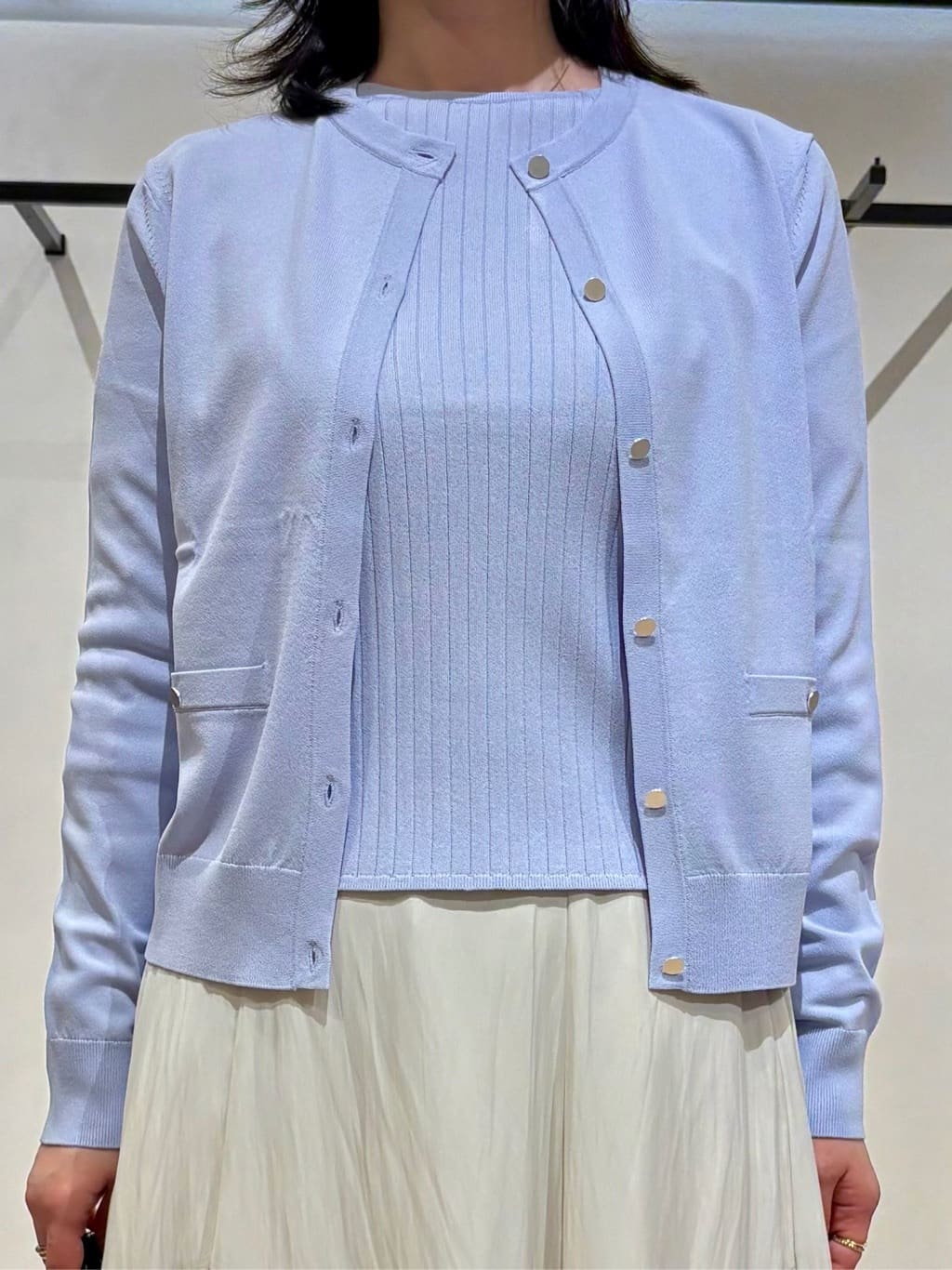 yさんの「UNTITLED｜【アンサンブル可/洗える】ワイドリブニット」を使ったコーディネート