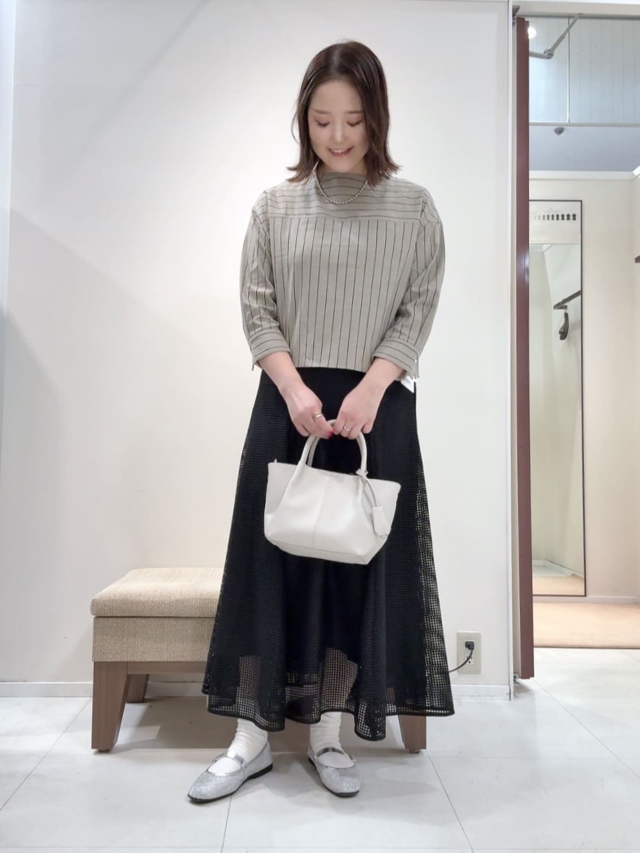 YUIさんの「UNTITLED｜【洗える/ストレッチ性】ダブルブレストジャケット」を使ったコーディネート