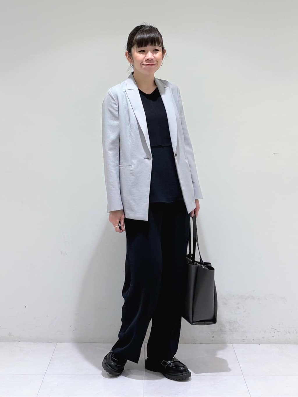 tsuyuさんの「INDIVI｜【洗える／UVケア／麻調】シングルジャケット」を使ったコーディネート
