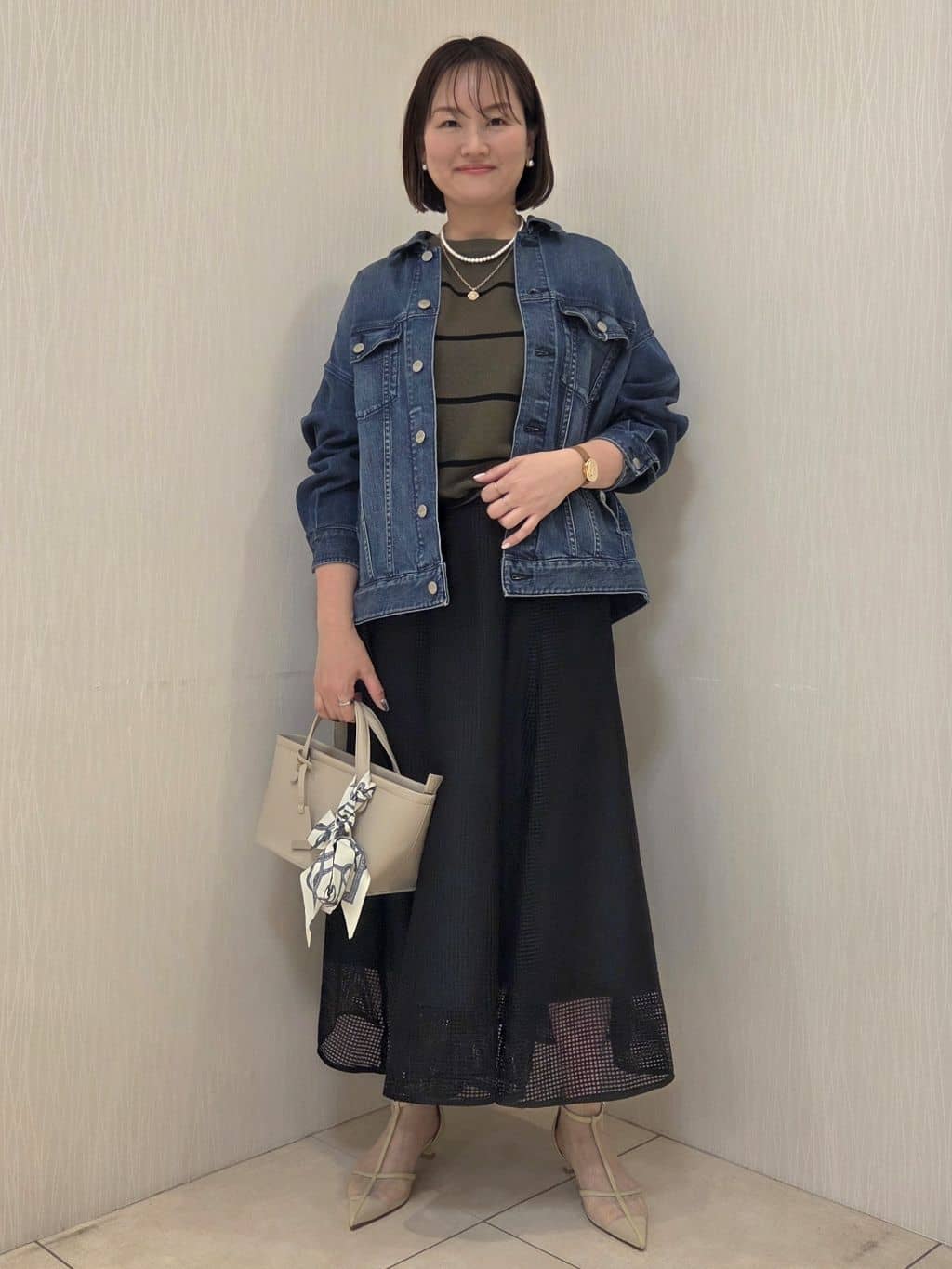 naokoさんの「UNTITLED｜【Healthy DENIM】別注Bran／デニムジャケット」を使ったコーディネート
