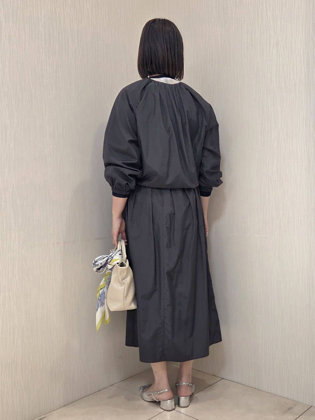 naokoさんの「UNTITLED｜【セットアップ可/はっ水】シャイニータイプライターブルゾン」を使ったコーディネート
