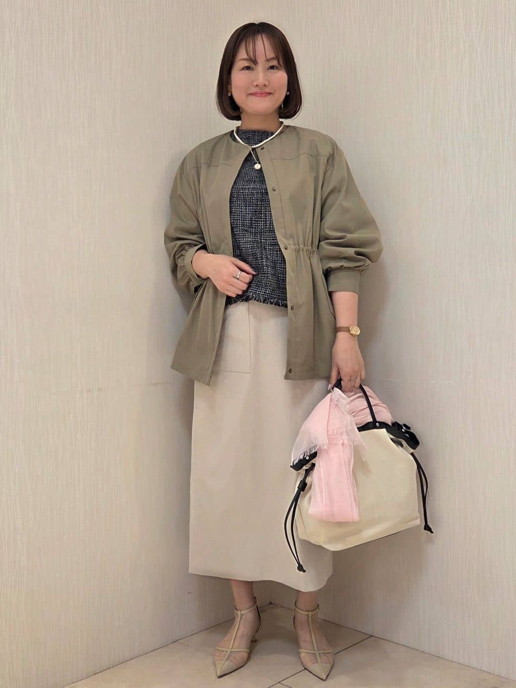 naokoさんの「UNTITLED｜【はっ水】ライトコットンミリタリーコート」を使ったコーディネート