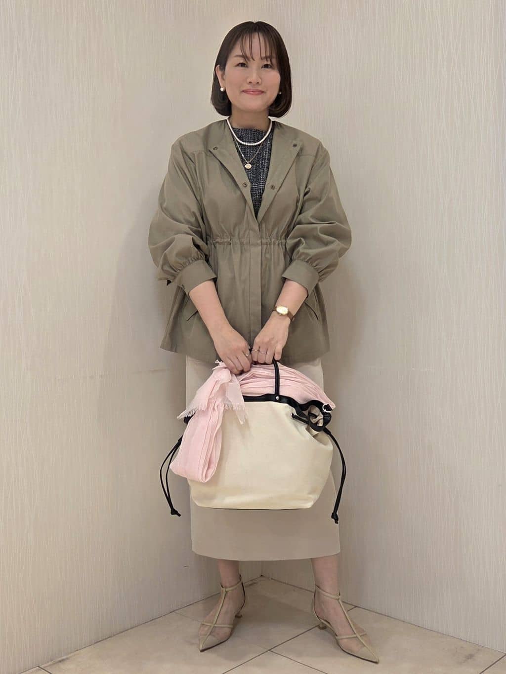 naokoさんの「UNTITLED｜【はっ水】ライトコットンミリタリーコート」を使ったコーディネート