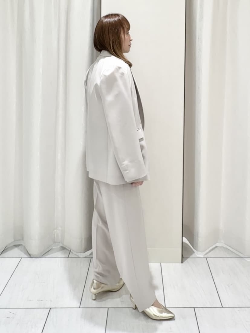 ʏᴜᴋɪᴋᴏさんの「UNTITLED｜【新色追加/セットアップ可】エアリー ダブルブレストジャケット」を使ったコーディネート