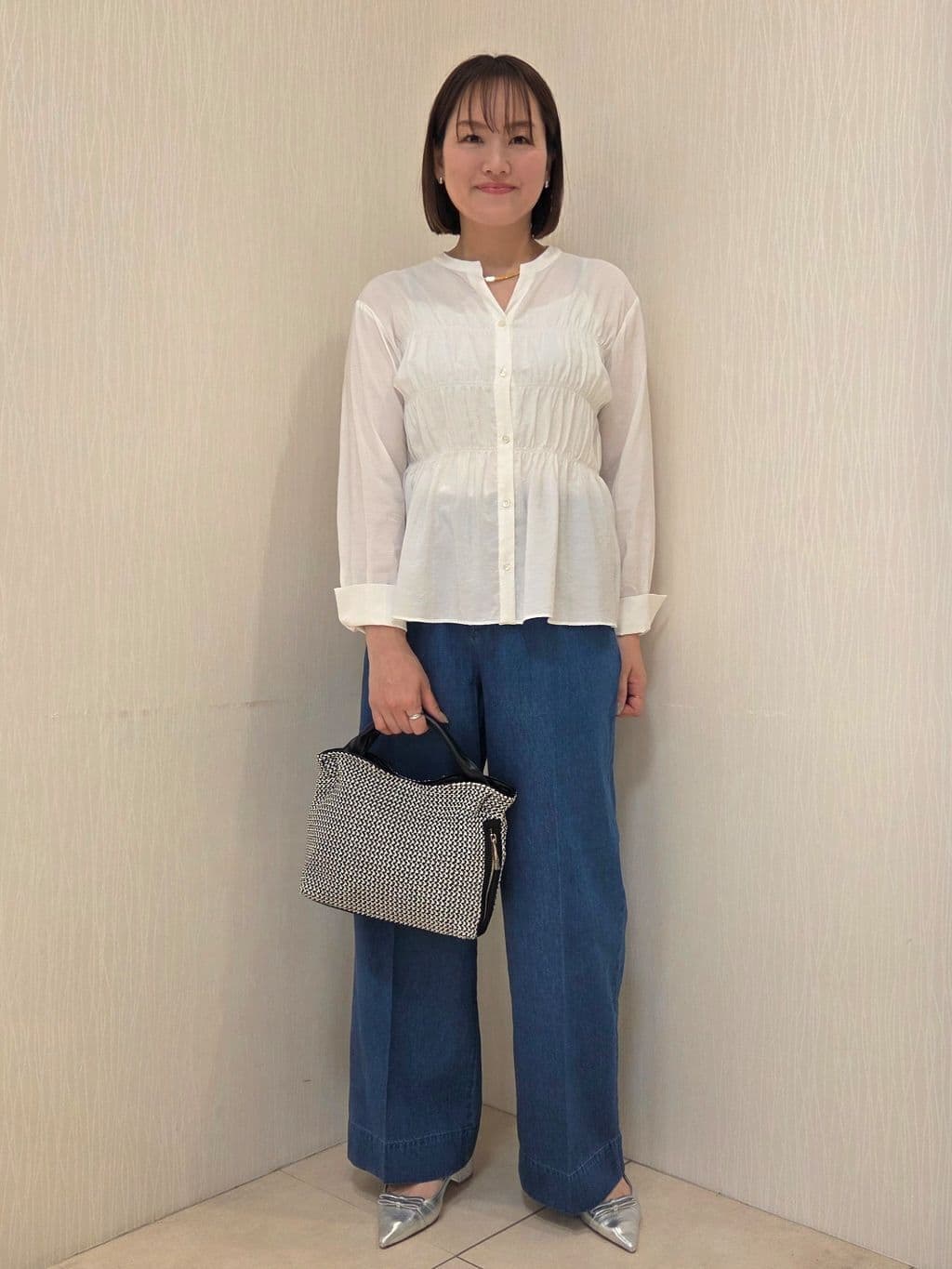 naokoさんの「UNTITLED｜【セットアップ可/はっ水】シャイニータイプライターブルゾン」を使ったコーディネート