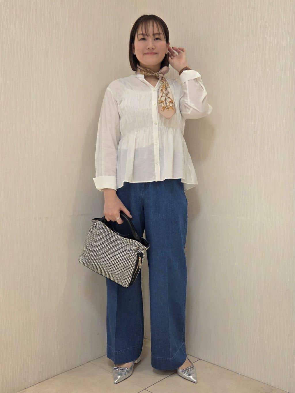 naokoさんの「UNTITLED｜【セットアップ可/はっ水】シャイニータイプライターブルゾン」を使ったコーディネート