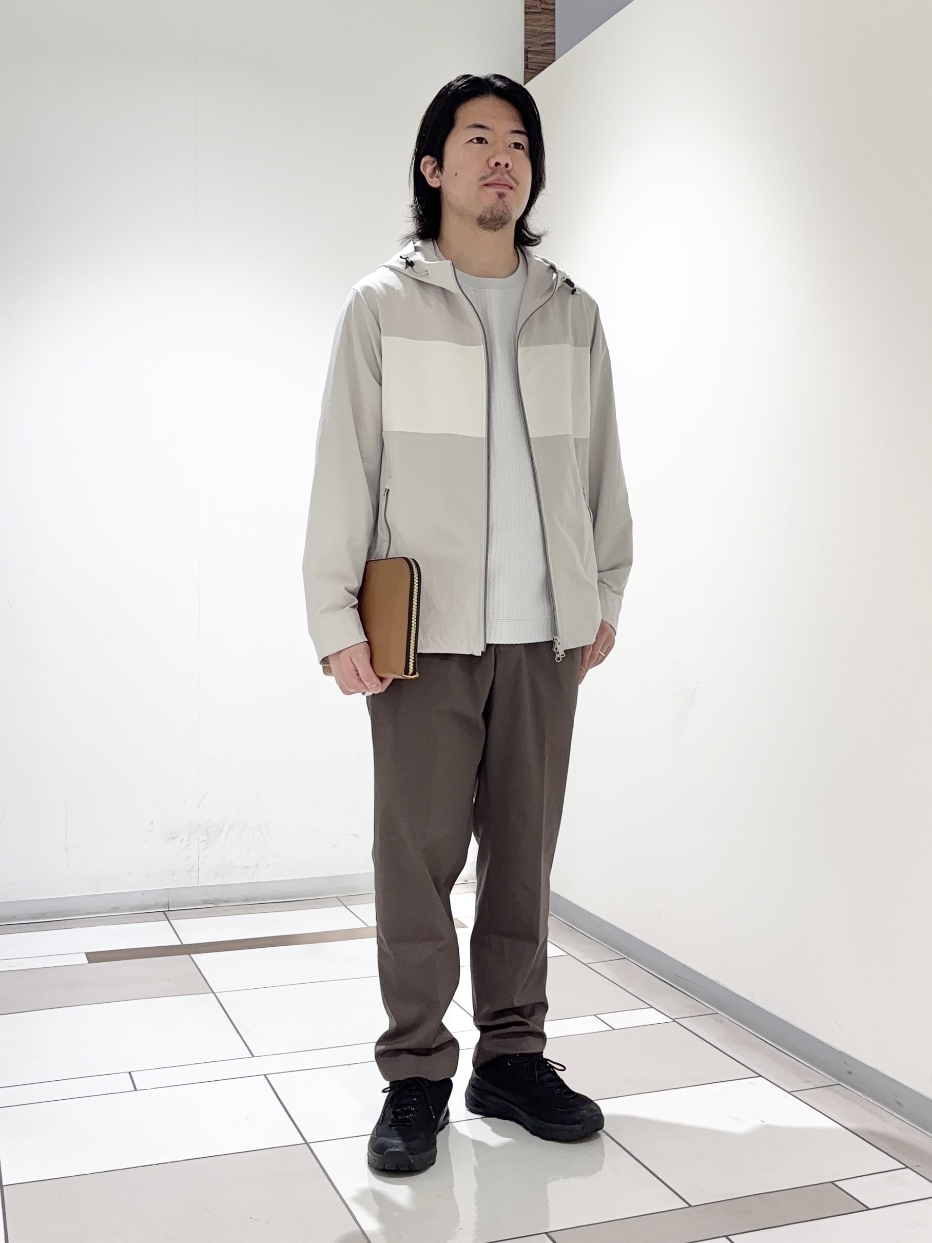 及川さんの「TAKEO KIKUCHI｜【KAJIF】フード ブルゾン」を使ったコーディネート