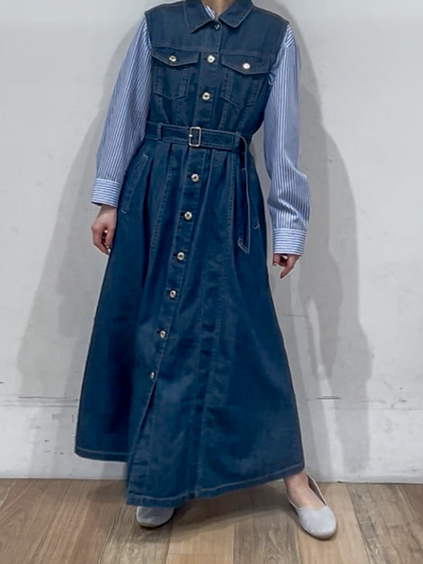 山さんさんの「grove｜【貴島明日香さん着用】お仕事も普段も。今どきワークシャツブラウス」を使ったコーディネート