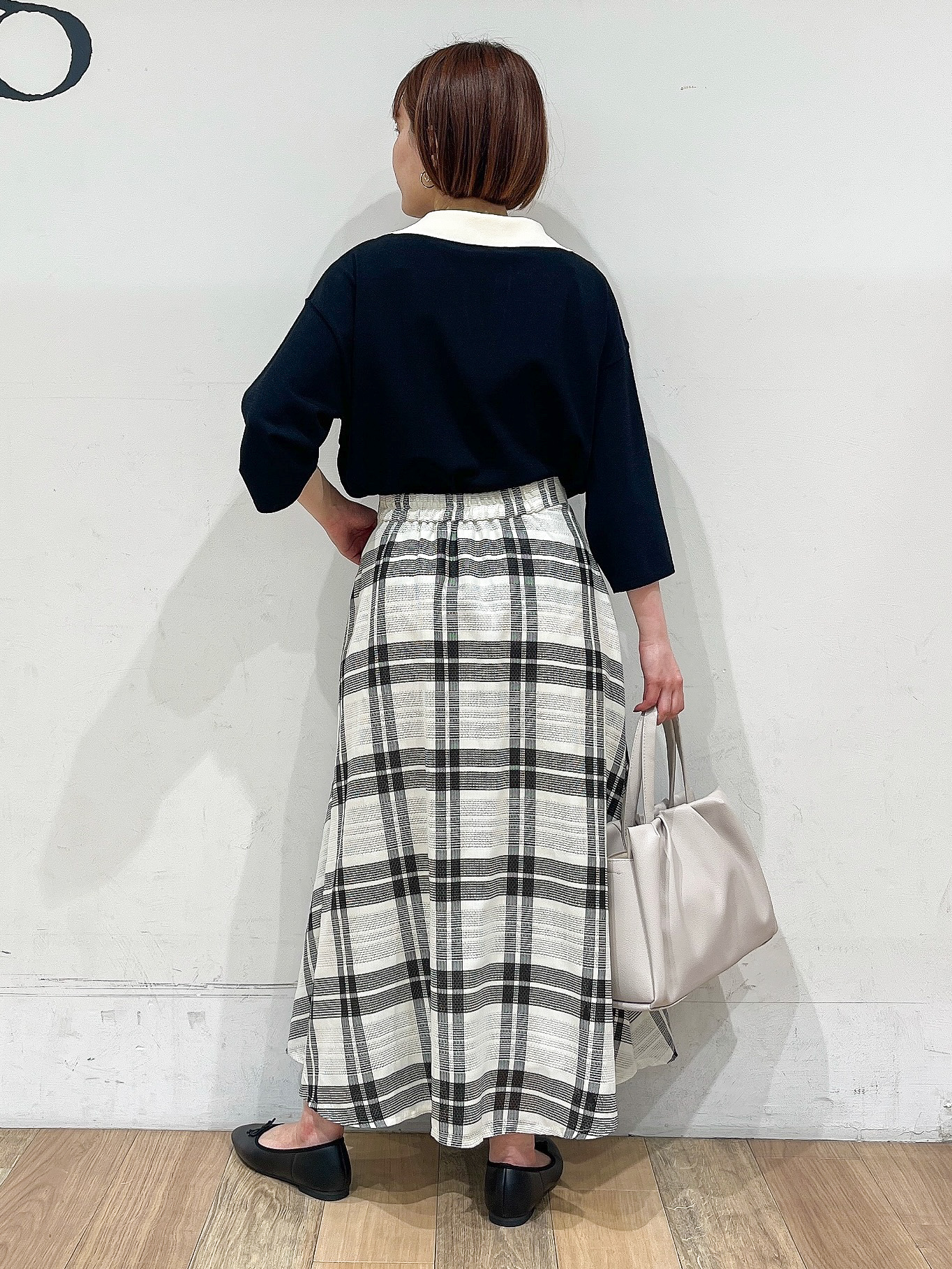 山さんさんの「grove｜【貴島明日香さん着用】リネンライクカラーレスジャケット」を使ったコーディネート