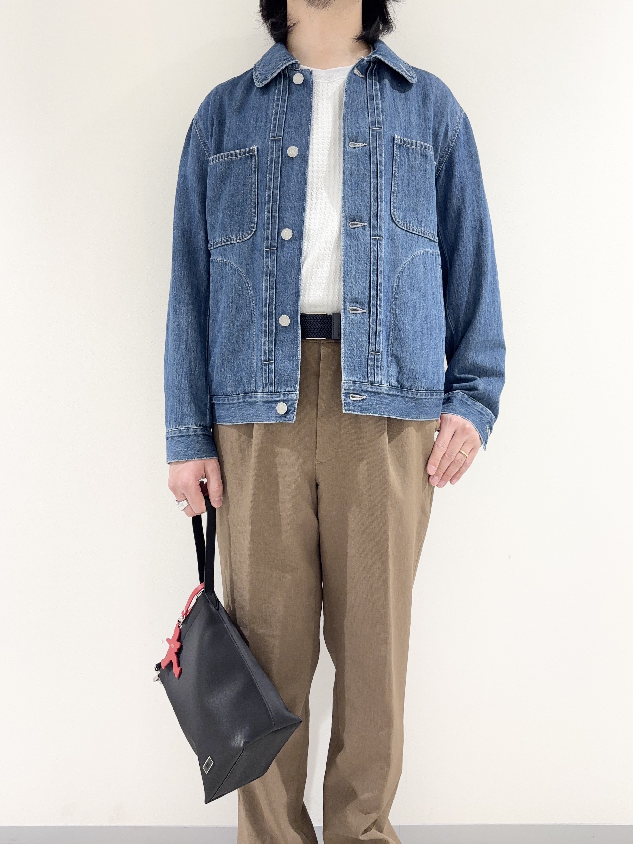 及川さんの「TAKEO KIKUCHI｜【BOWLER HAT LABEL】エクスプローラー Gジャン」を使ったコーディネート