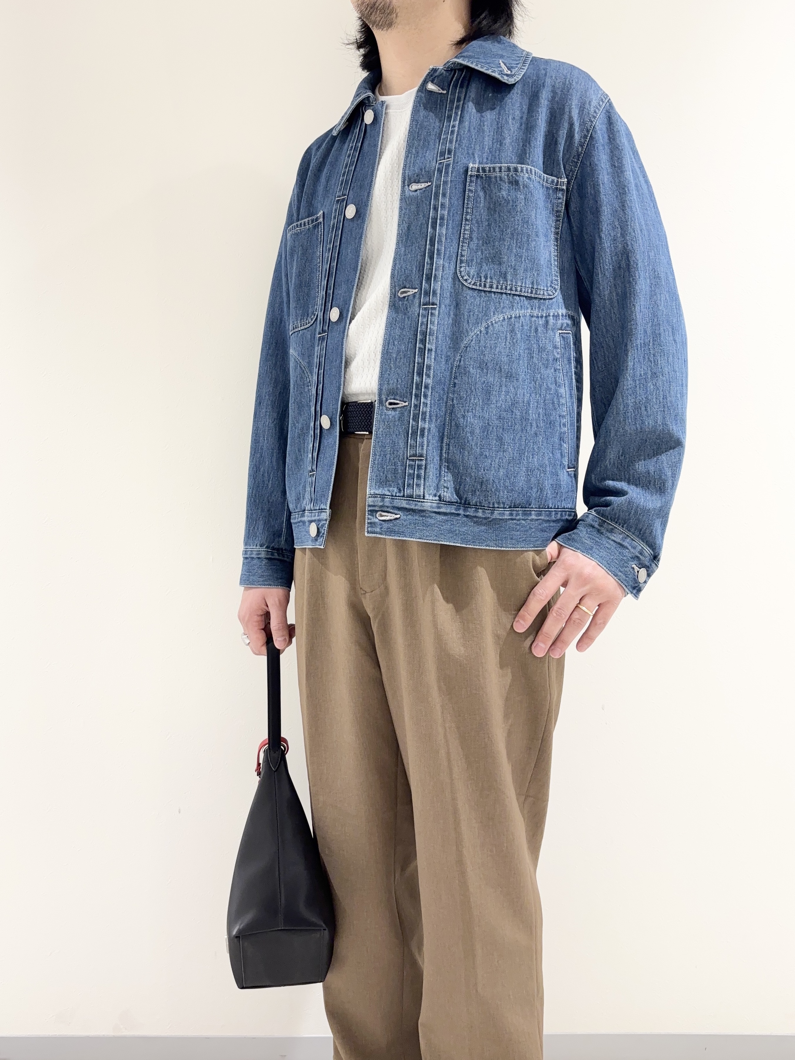 及川さんの「TAKEO KIKUCHI｜【BOWLER HAT LABEL】エクスプローラー Gジャン」を使ったコーディネート