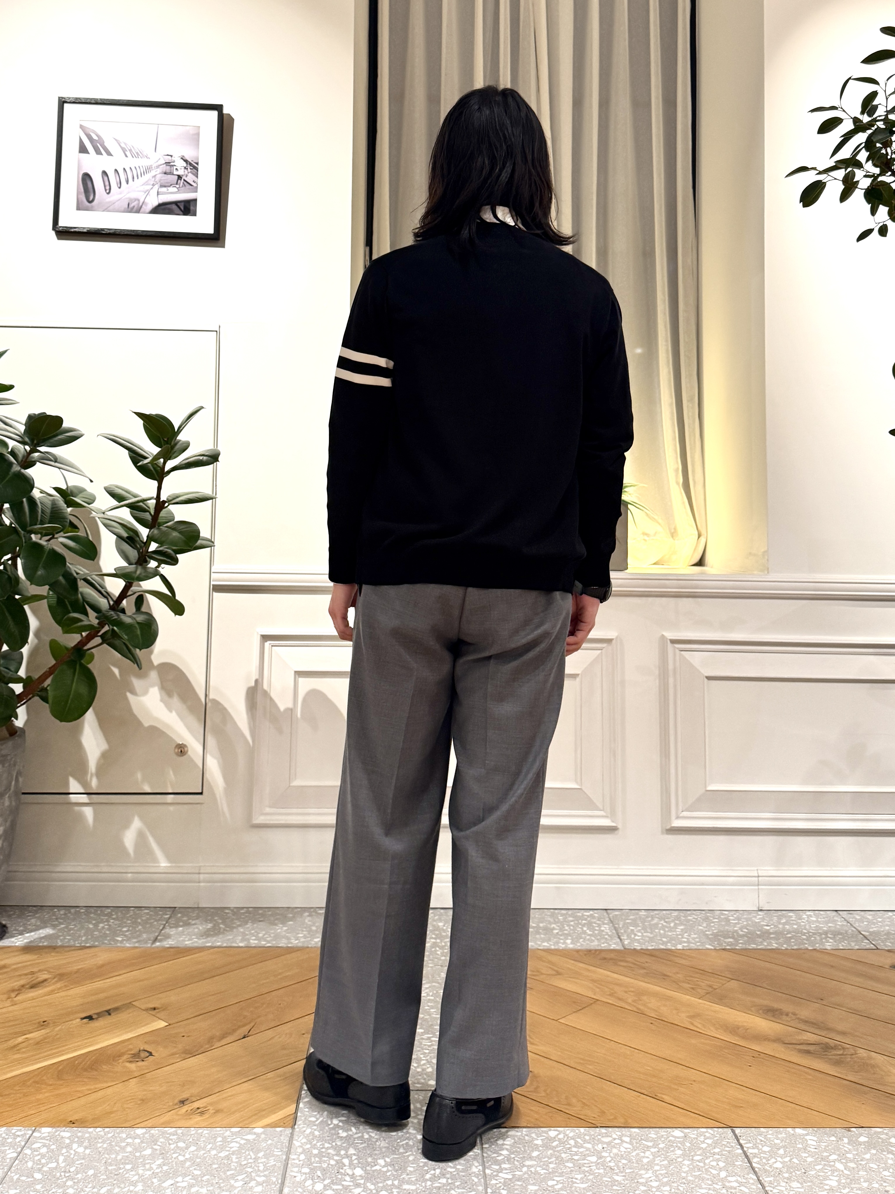 kawarataniさんの「DRESSTERIOR｜【ウォッシャブル】コットンシルク ニットカーディガン」を使ったコーディネート