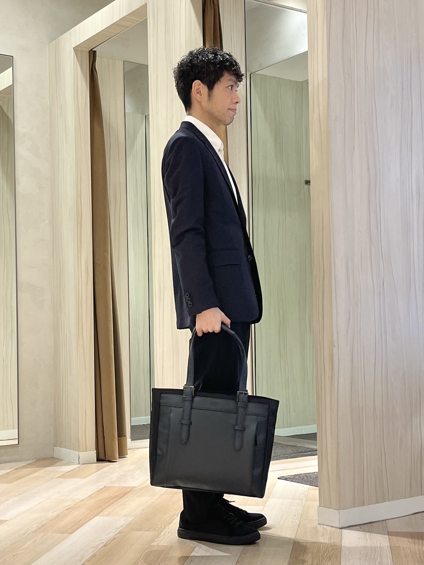 URAさんの「TAKEO KIKUCHI｜【抗菌防臭】CALCULO（R）ジャージ ジャケット」を使ったコーディネート