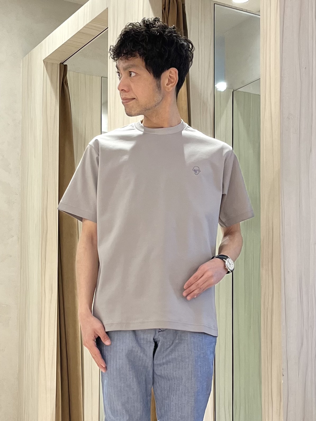URAさんの「TAKEO KIKUCHI｜カカオ柄プリントシャツ」を使ったコーディネート
