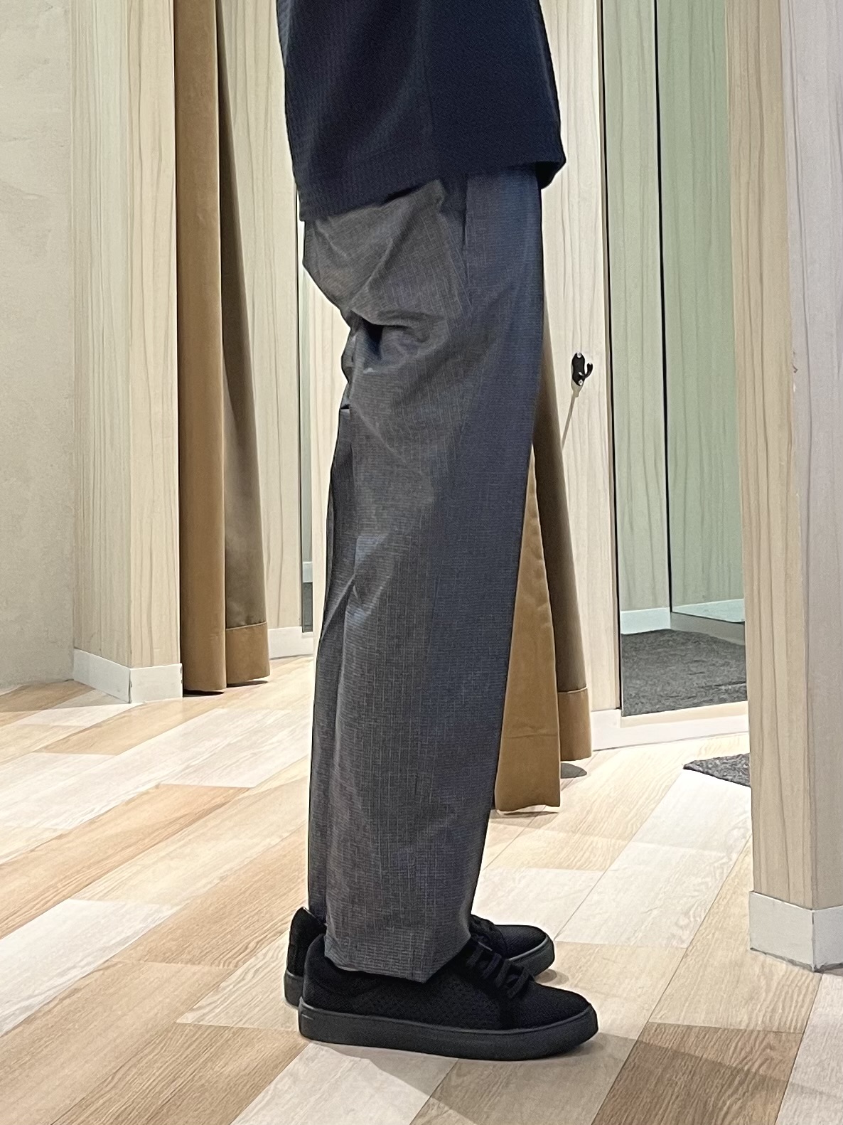 URAさんの「TAKEO KIKUCHI｜【通気性】ジャージ千鳥柄 ジャケット」を使ったコーディネート