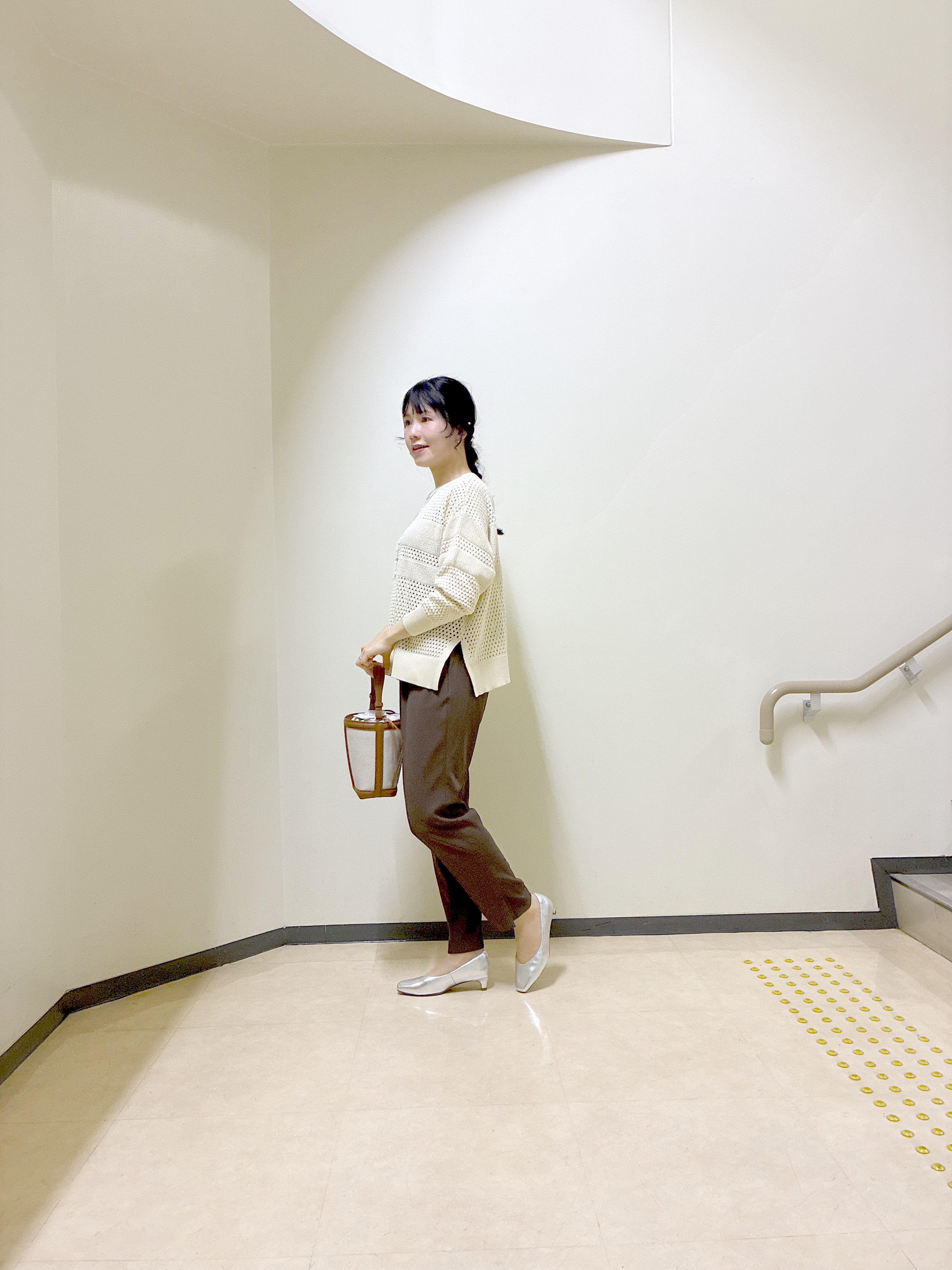  beni_gingerさんの「Reflect｜【レイヤードにおすすめ◎】メッシュ風ドライタッチニット」を使ったコーディネート