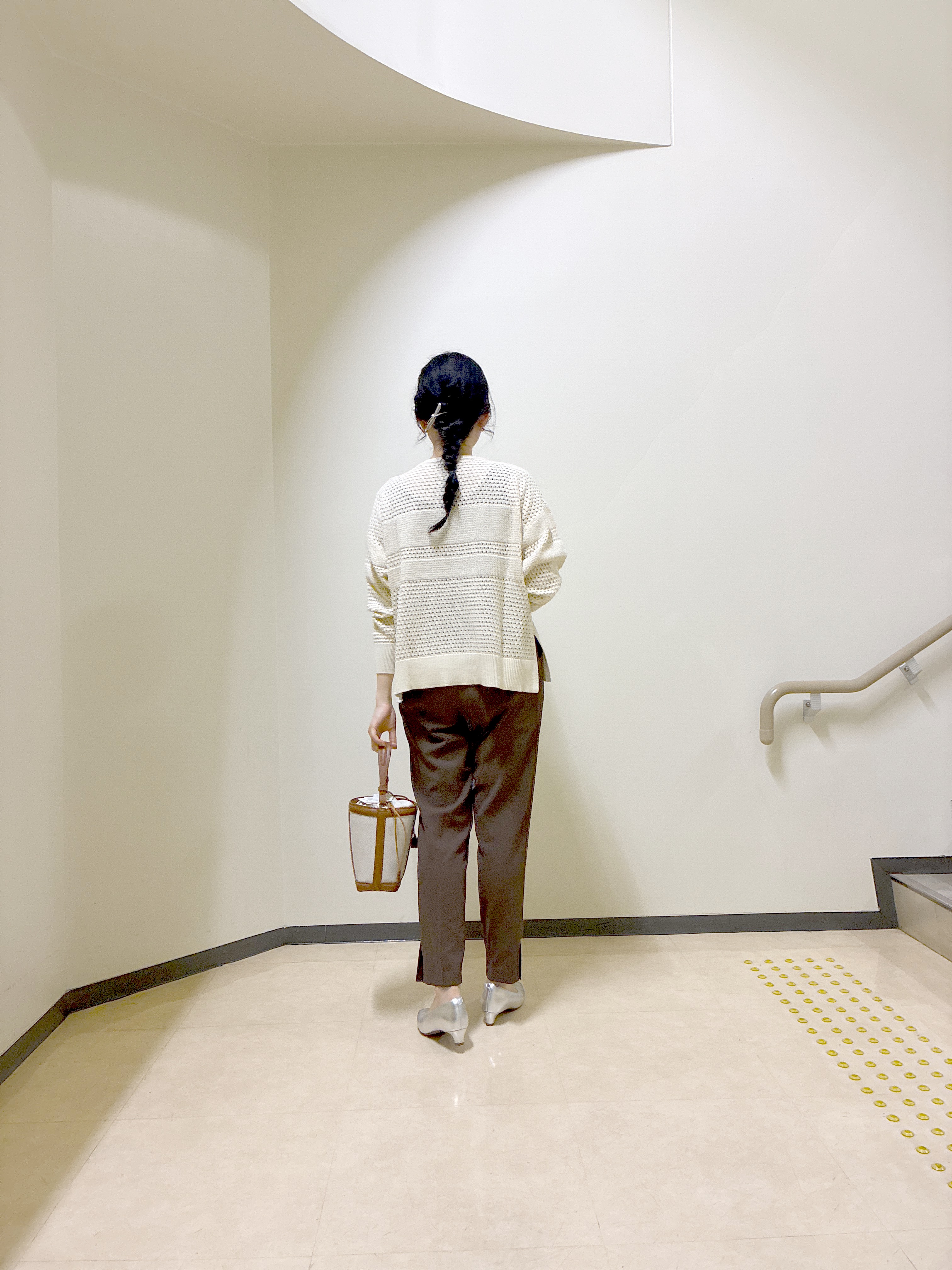  beni_gingerさんの「Reflect｜【レイヤードにおすすめ◎】メッシュ風ドライタッチニット」を使ったコーディネート