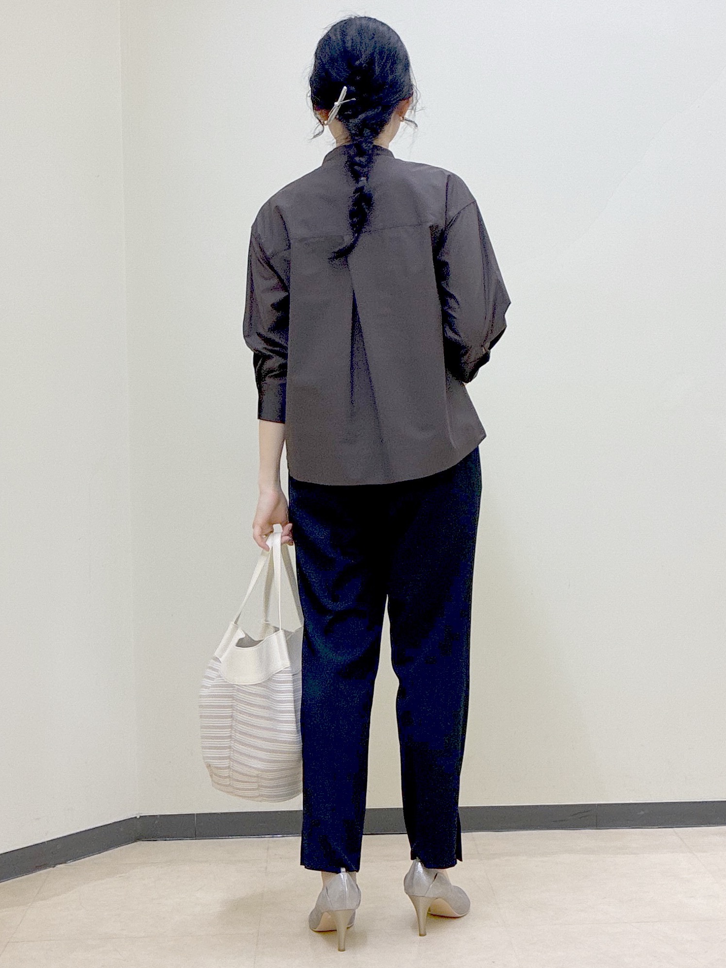  beni_gingerさんの「Reflect｜【接触冷感】八分袖フロントフリルブラウス」を使ったコーディネート