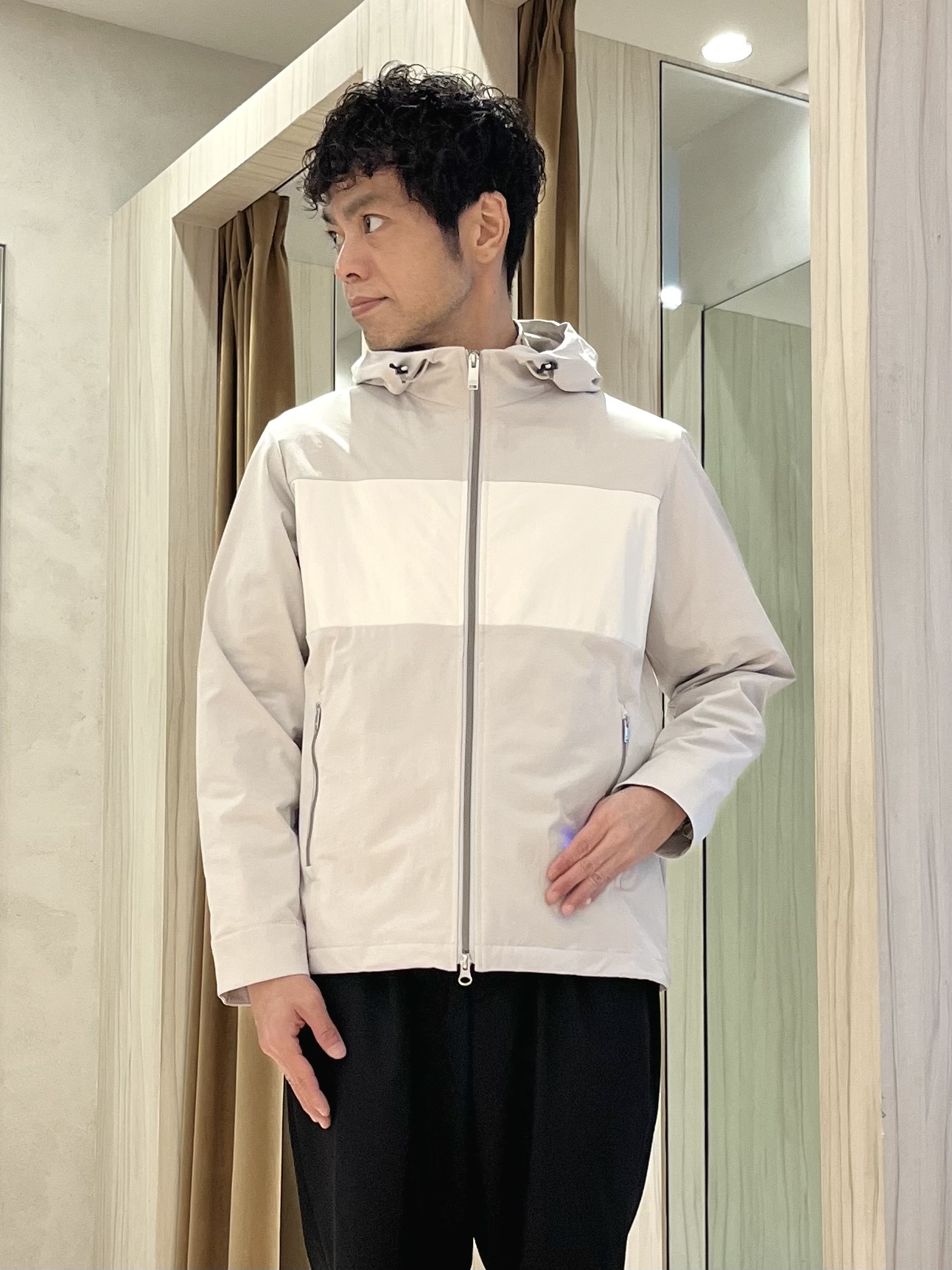 URAさんの「TAKEO KIKUCHI｜【KAJIF】フード ブルゾン」を使ったコーディネート