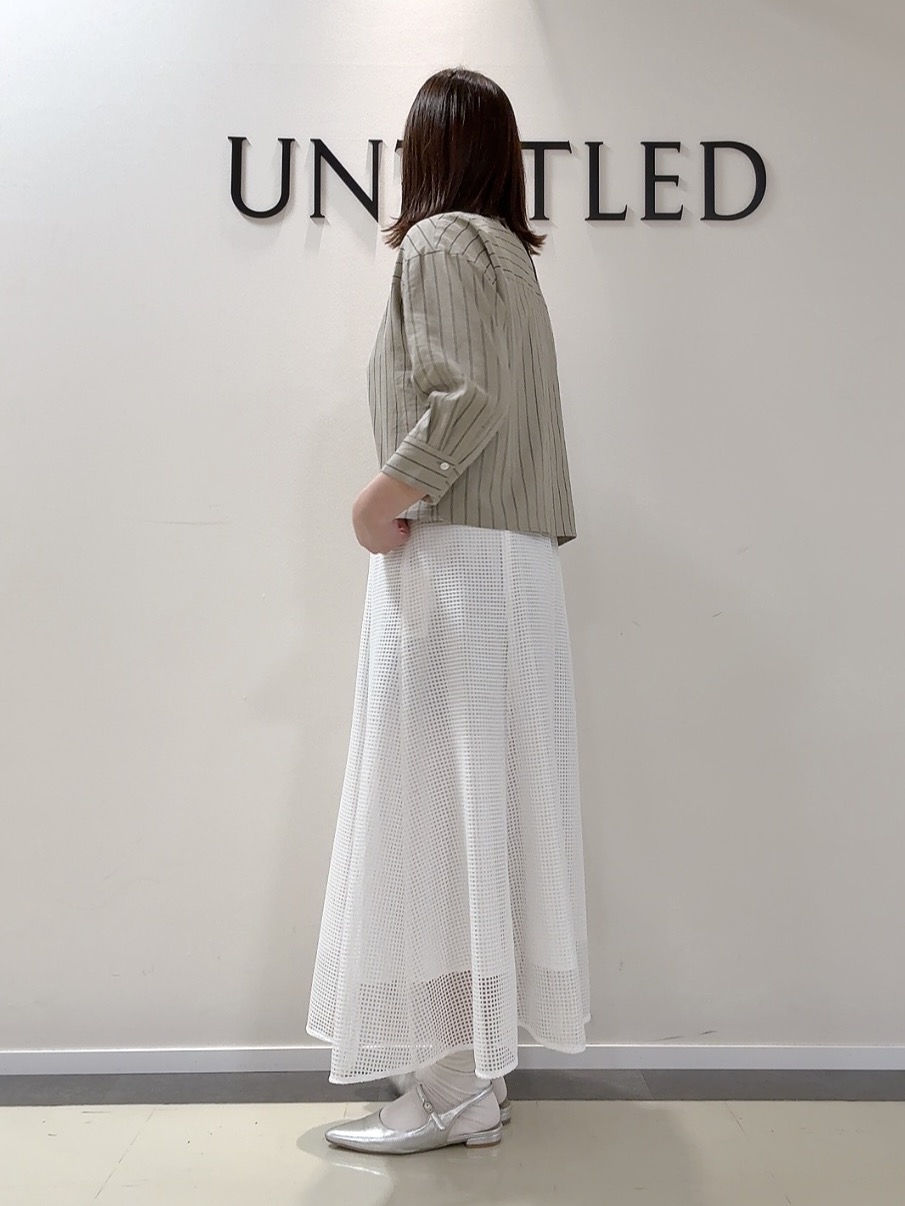 YUIさんの「UNTITLED｜【洗える/6分袖】ボートネックブラウス」を使ったコーディネート