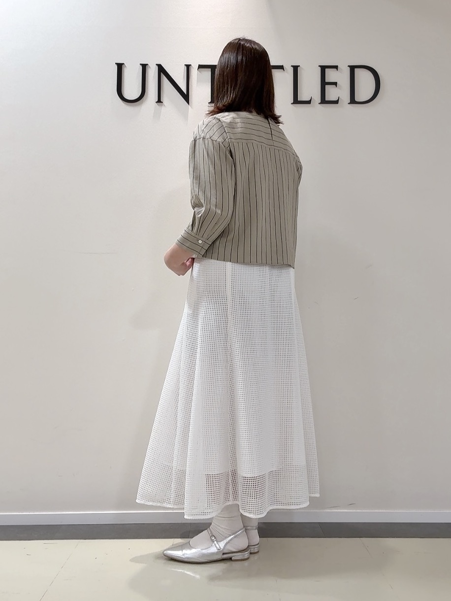 YUIさんの「UNTITLED｜【洗える/6分袖】ボートネックブラウス」を使ったコーディネート