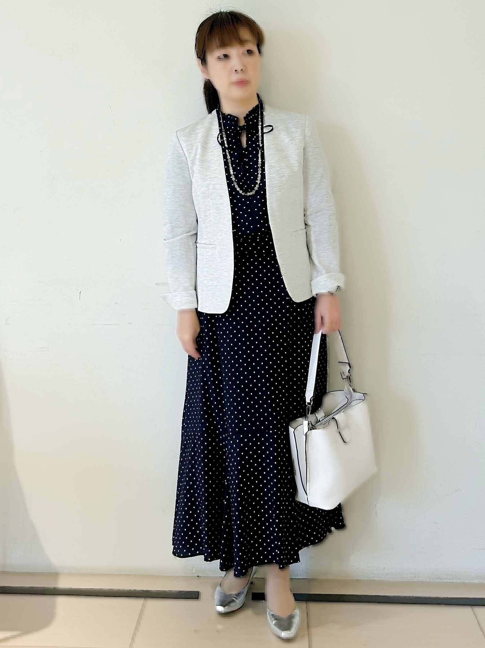 ひーさんの「Reflect｜【SS-4Lサイズ／UVカット／接触冷感】匠ジャケット／ノーカラー」を使ったコーディネート