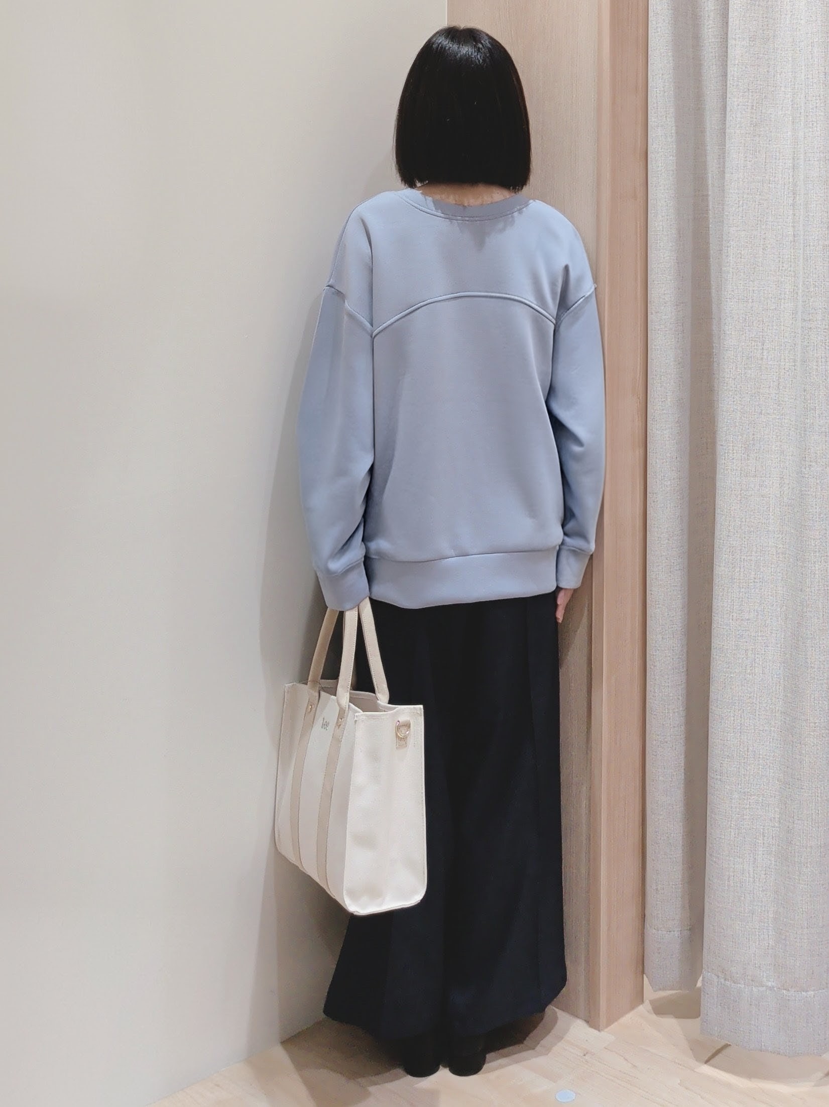 Yuiさんの「grove｜2WAYハーフジップスウェット」を使ったコーディネート