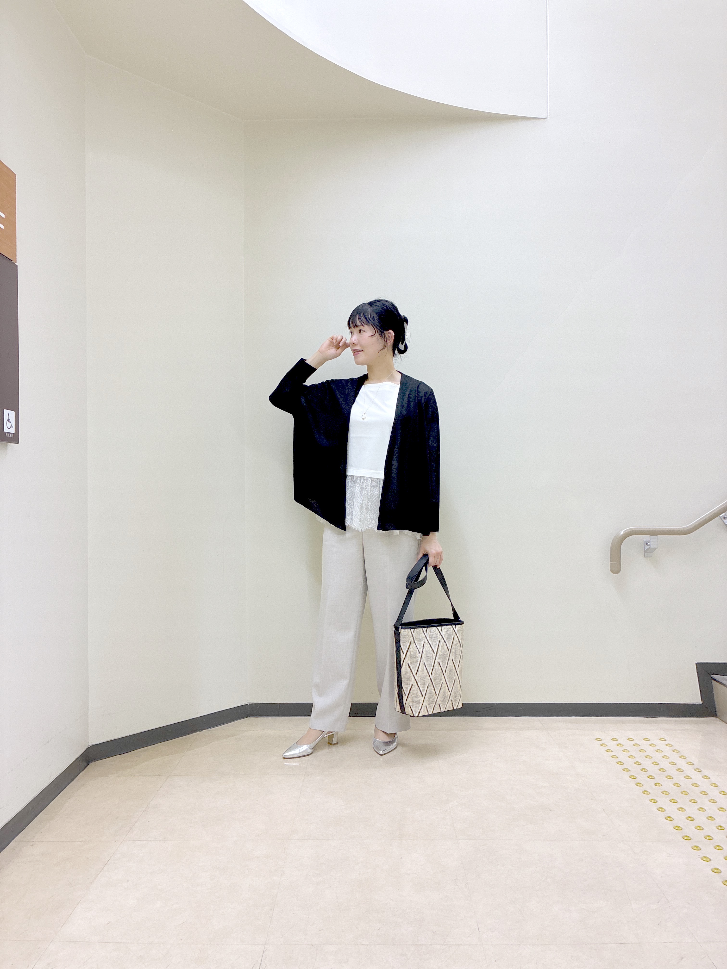  beni_gingerさんの「Reflect｜【冷房対策に◎】すっきり見え着流しカーディガン」を使ったコーディネート