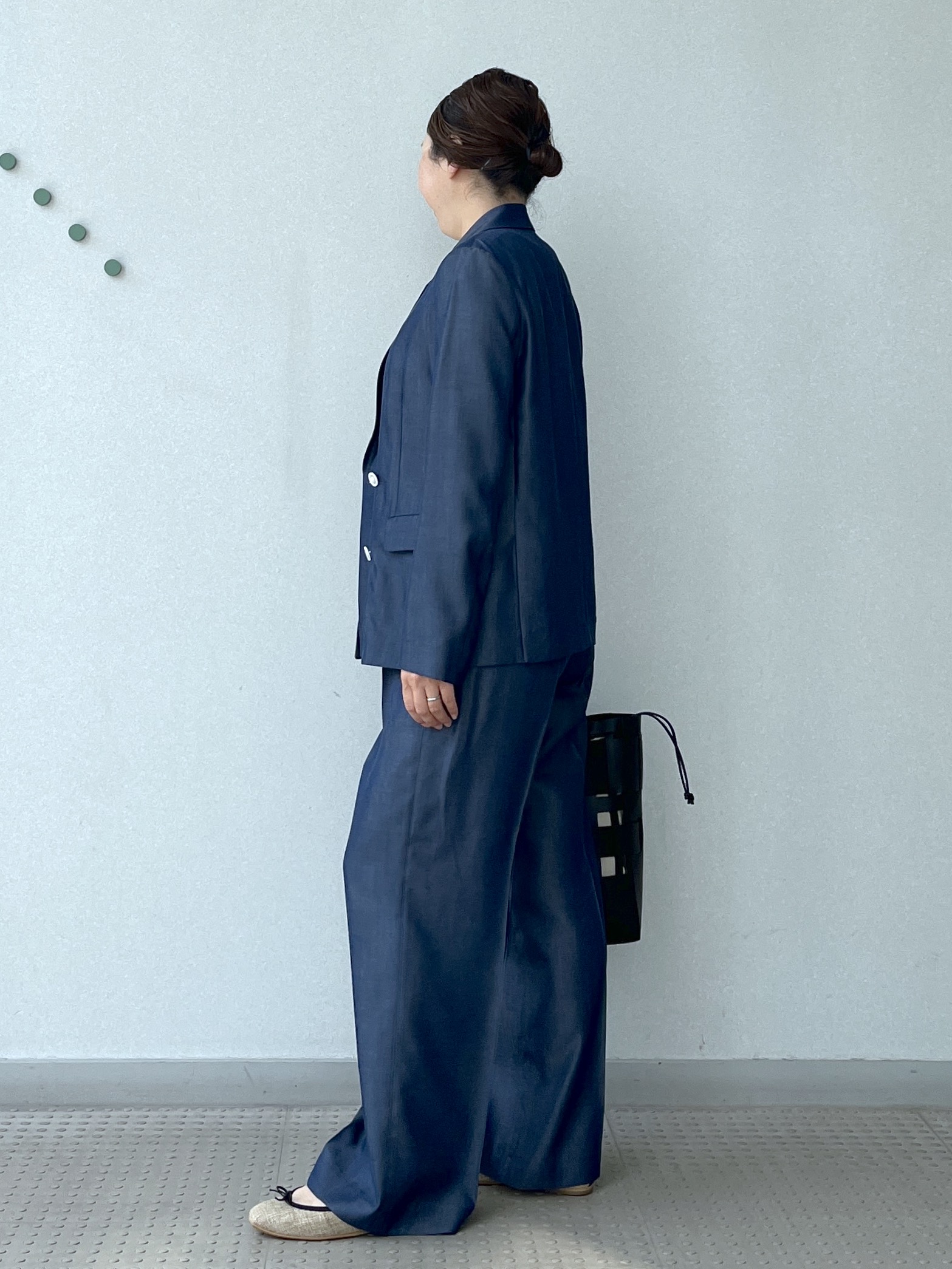 Soeさんの「DRESSTERIOR｜【otonaMUSE5月号掲載/セットアップ可】テンセルデニムダブルジャケット」を使ったコーディネート