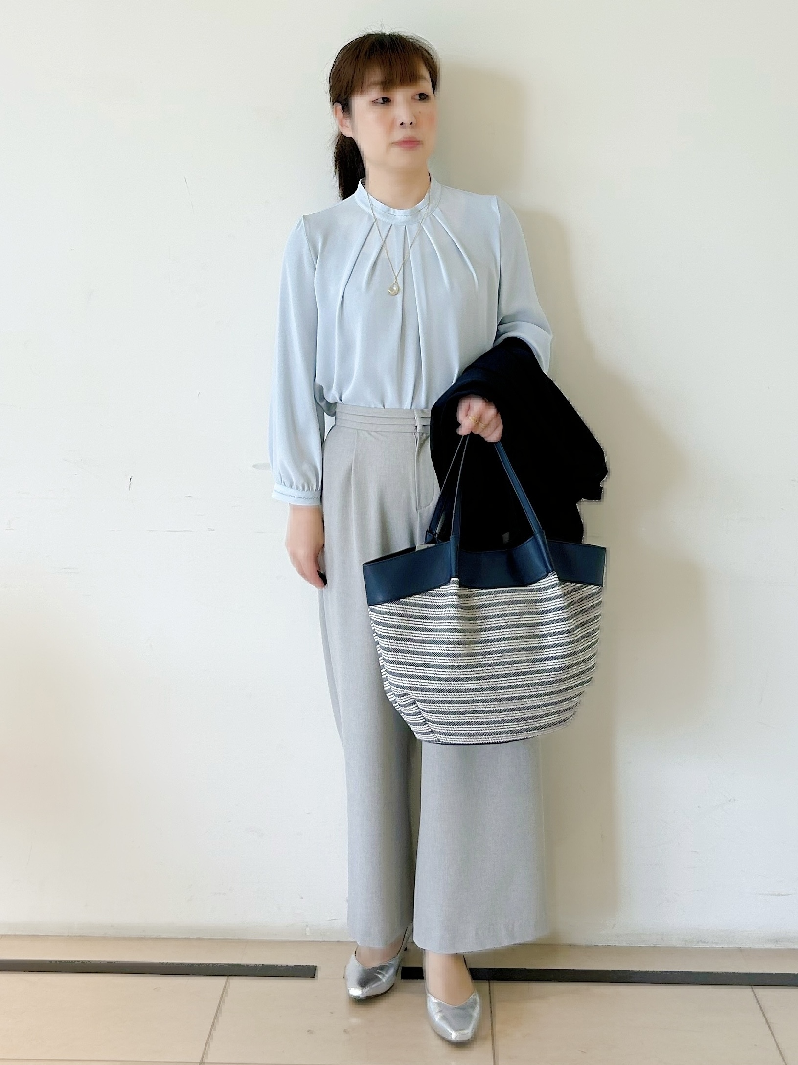 ひーさんの「Reflect｜【SS-4Lサイズ／UVカット／接触冷感】匠ジャケット／ノーカラー」を使ったコーディネート