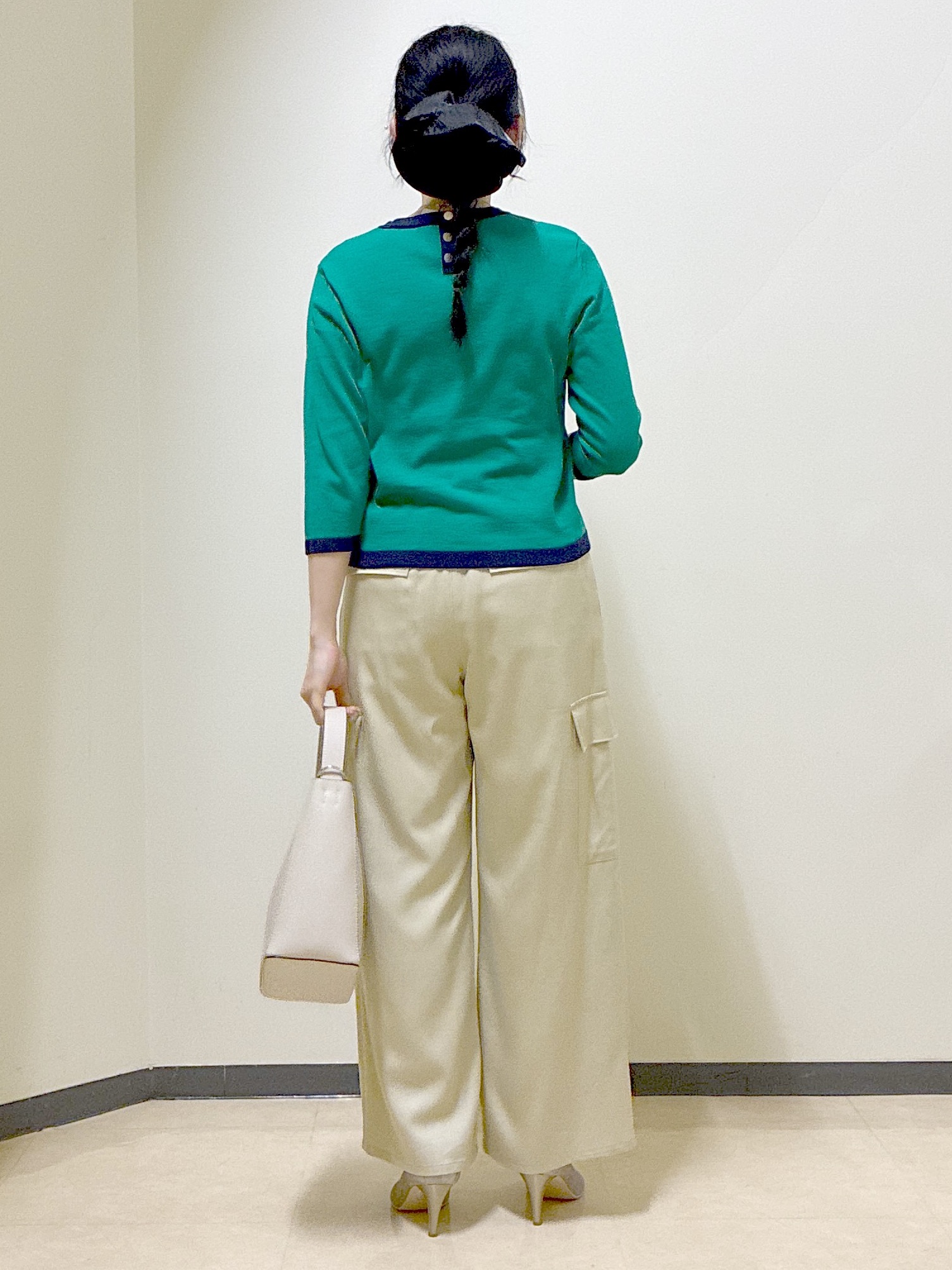  beni_gingerさんの「Reflect｜【アンサンブル可】バイカラーニット」を使ったコーディネート