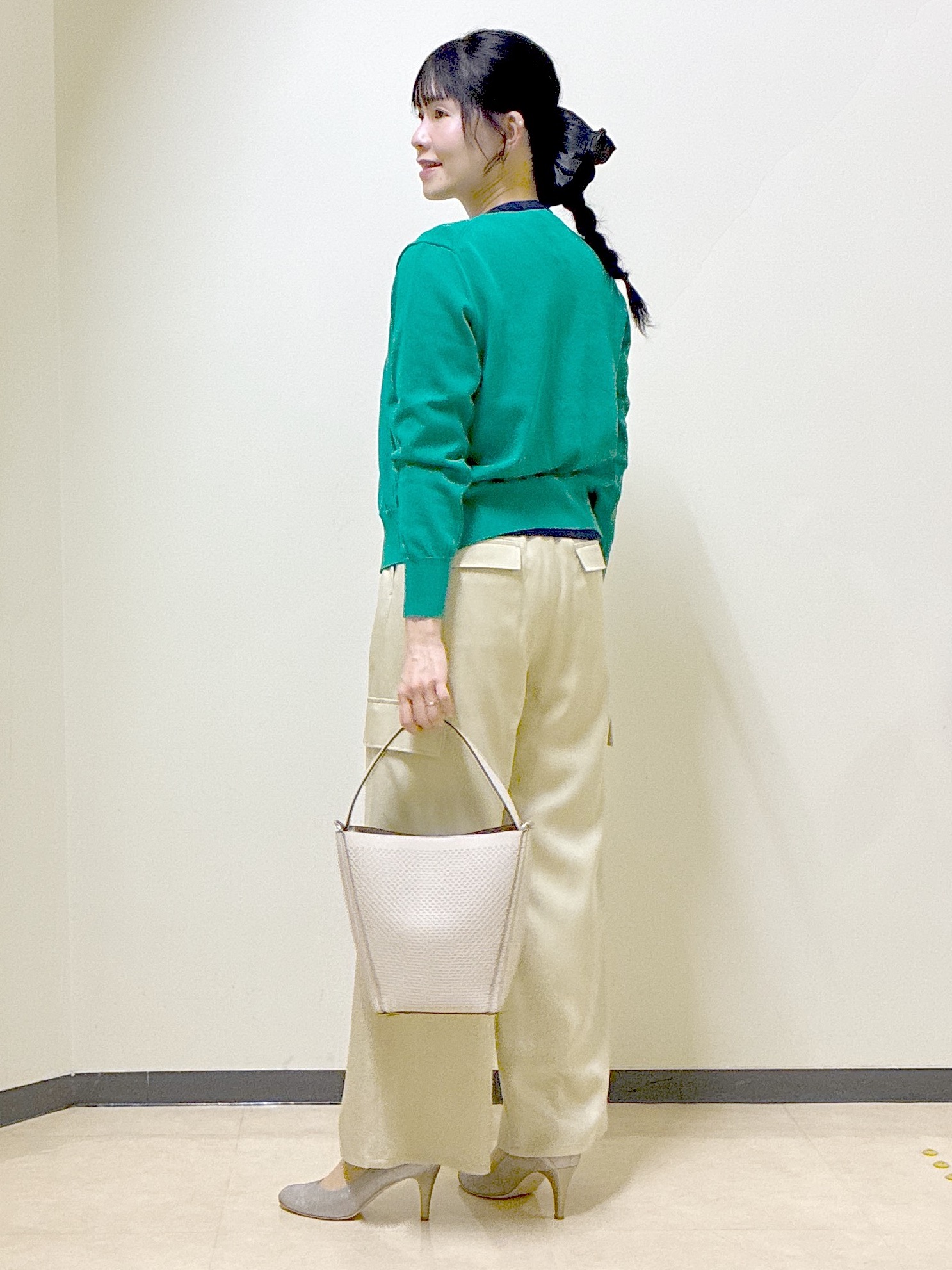 beni_gingerさんの「Reflect｜【アンサンブル可】バイカラーニット」を使ったコーディネート