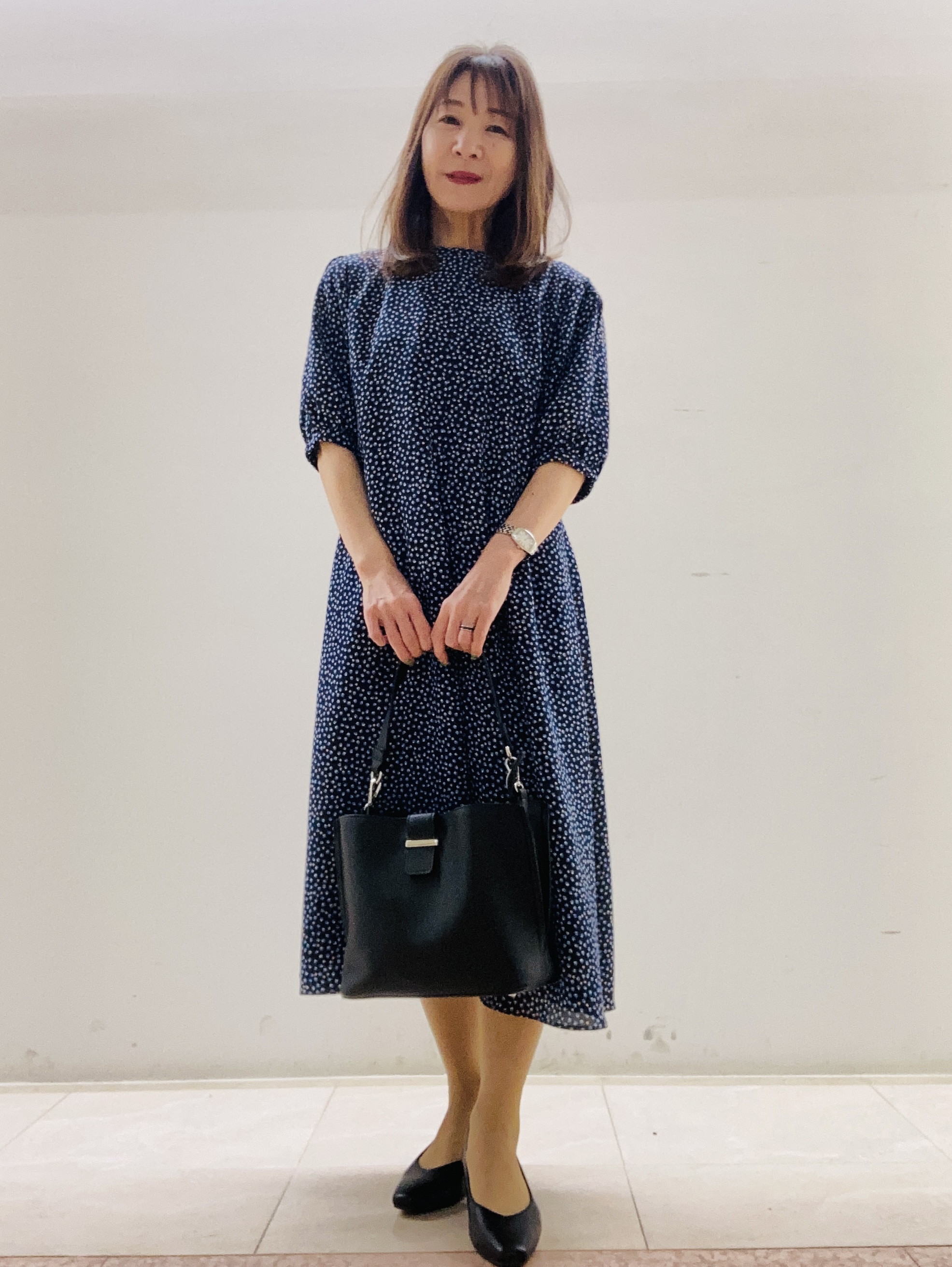 kurodaさんの「Reflect｜シフォンスリーブワンピース」を使ったコーディネート