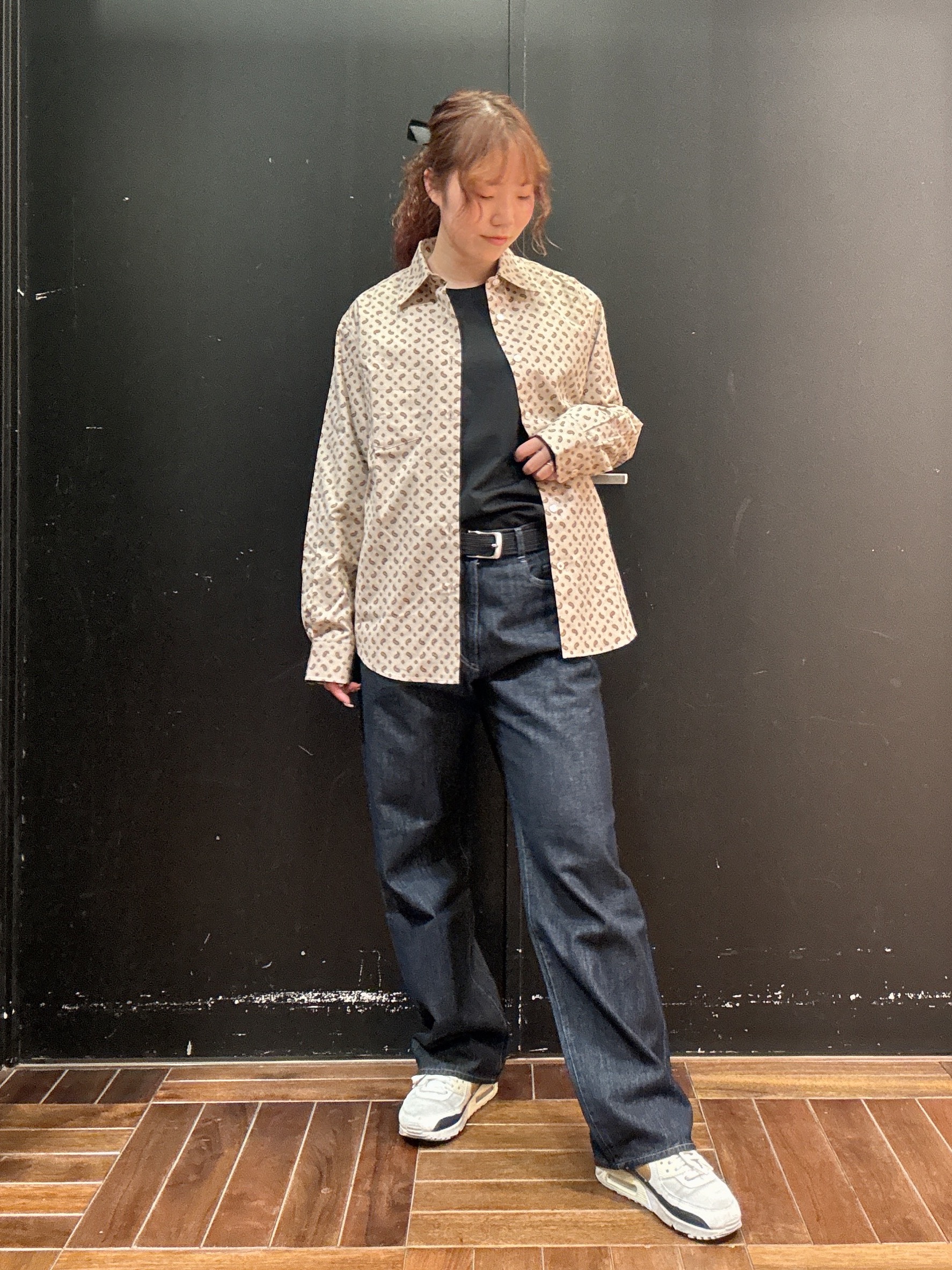 ヒナさんの「TAKEO KIKUCHI｜【BOWLER HAT LABEL】小紋ペイズリープリント 長袖シャツ」を使ったコーディネート