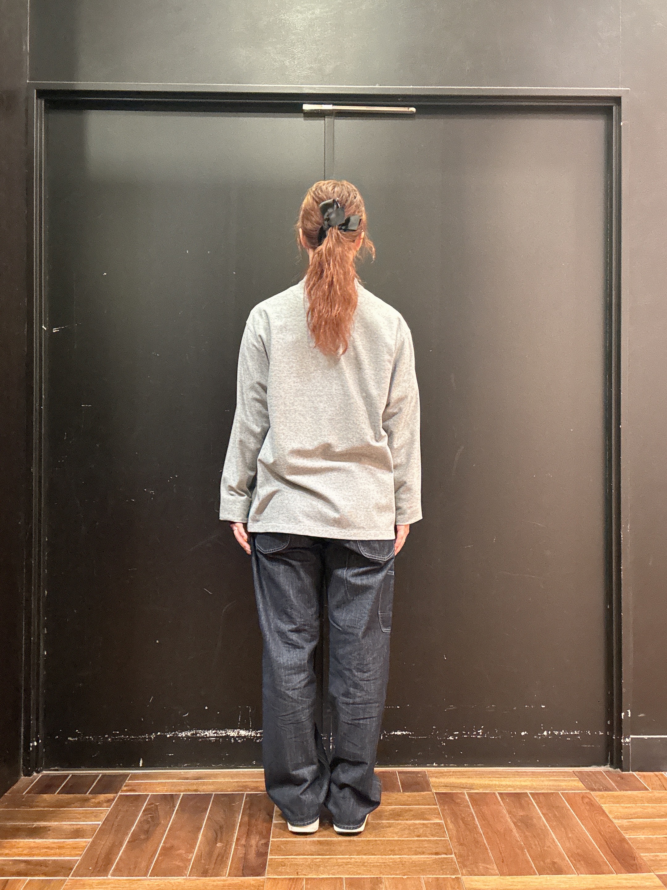 ヒナさんの「TAKEO KIKUCHI｜【抗菌防臭】バーズアイメッシュノーカラージャケット」を使ったコーディネート