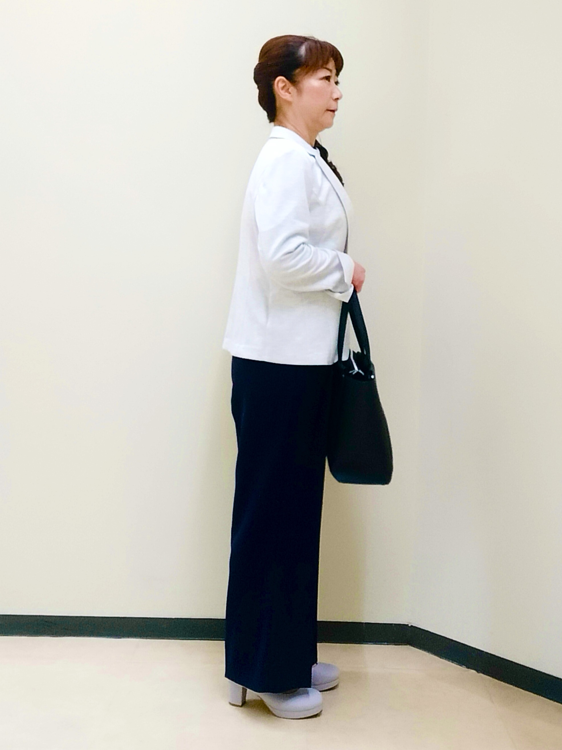 花さんの「Reflect｜【SS-4Lサイズ／UVカット／接触冷感】匠ジャケット／ベーシックテーラード」を使ったコーディネート