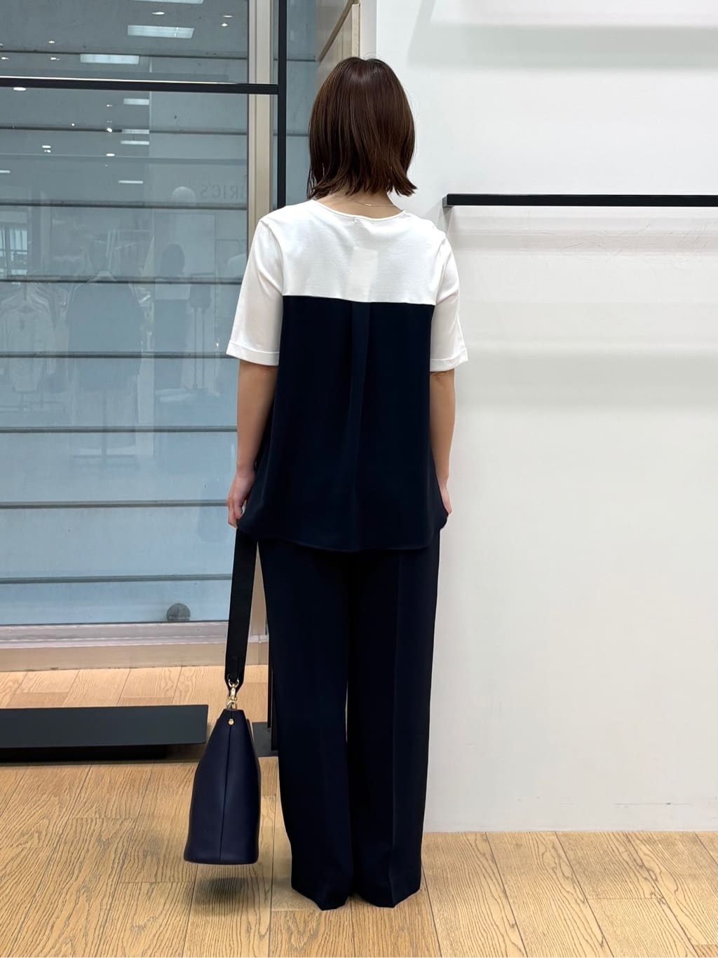 asamiさんの「INDIVI｜【着る日傘／SETUP可能】ビスチェレイヤード風トップス」を使ったコーディネート