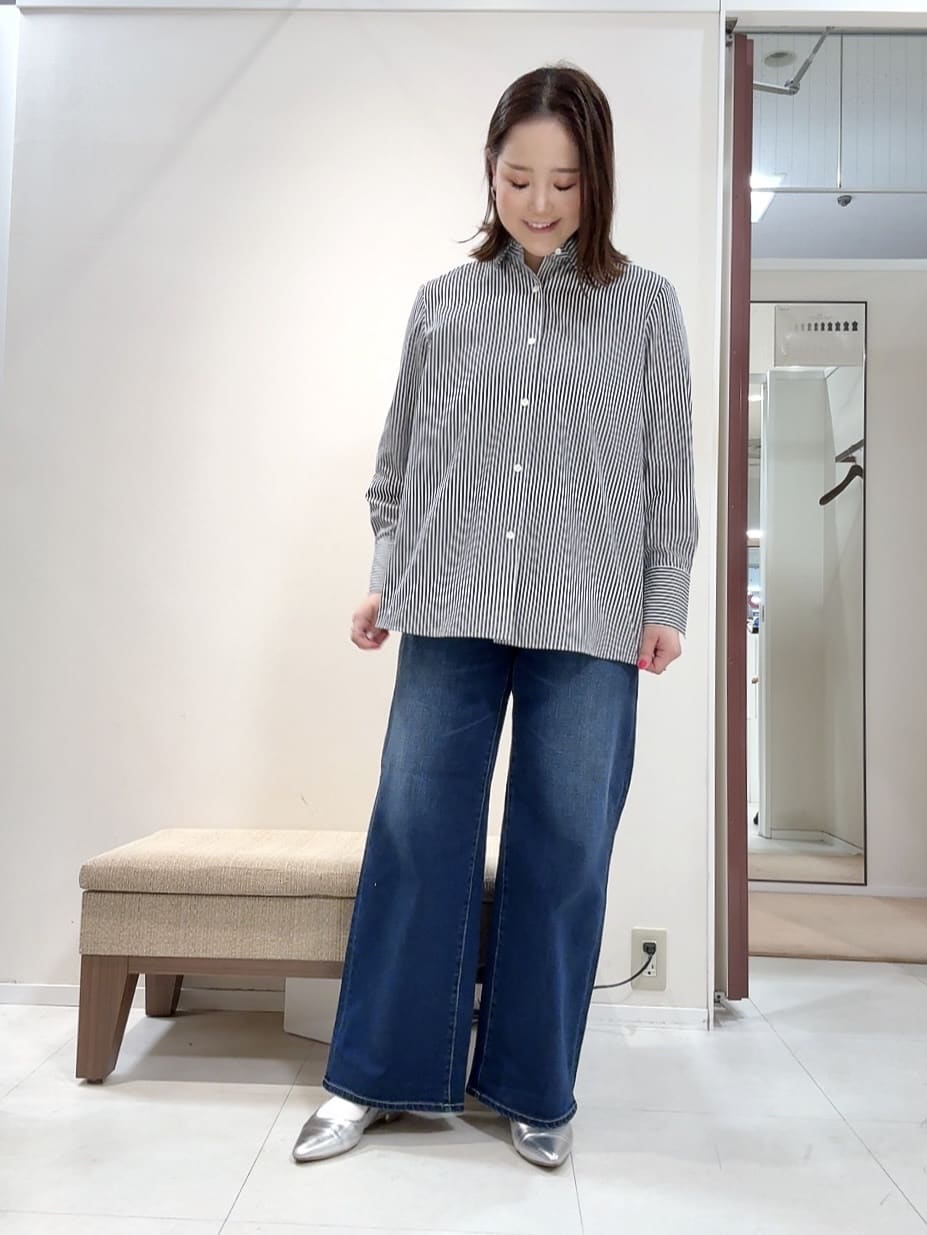 YUIさんの「UNTITLED｜【2WAY/洗える/はっ水】グログランモッズコート」を使ったコーディネート
