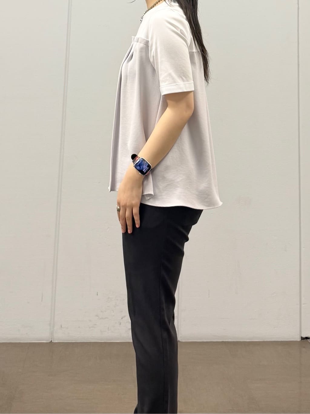 mizukiさんの「INDIVI｜【洗える／多機能／SETUP可】着る日傘ダブルジャケット」を使ったコーディネート