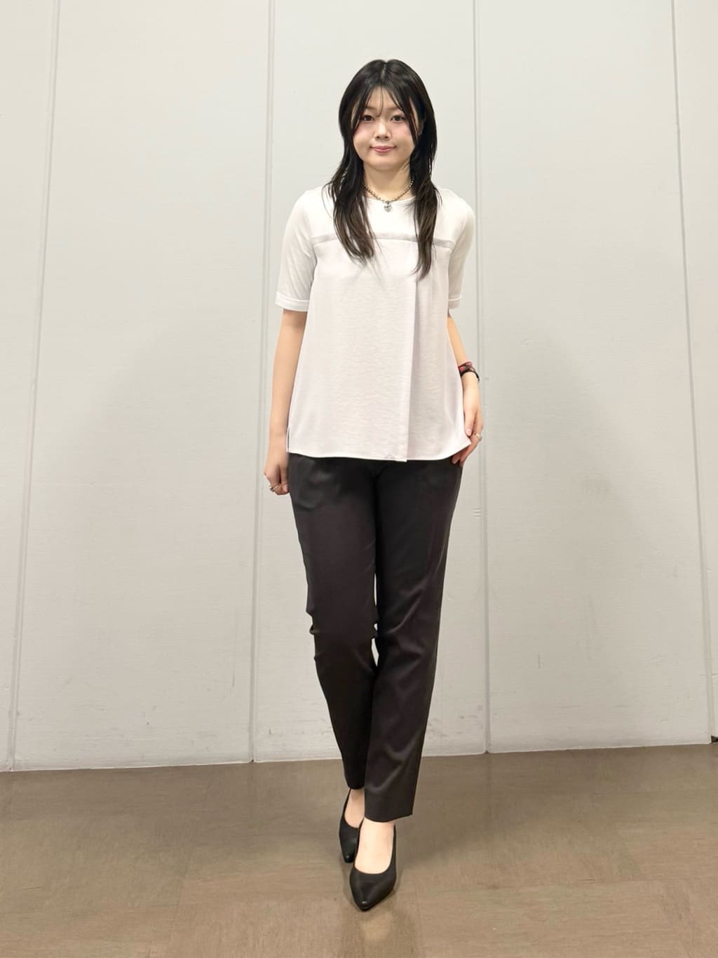 mizukiさんの「INDIVI｜【洗える／多機能／SETUP可】着る日傘ダブルジャケット」を使ったコーディネート